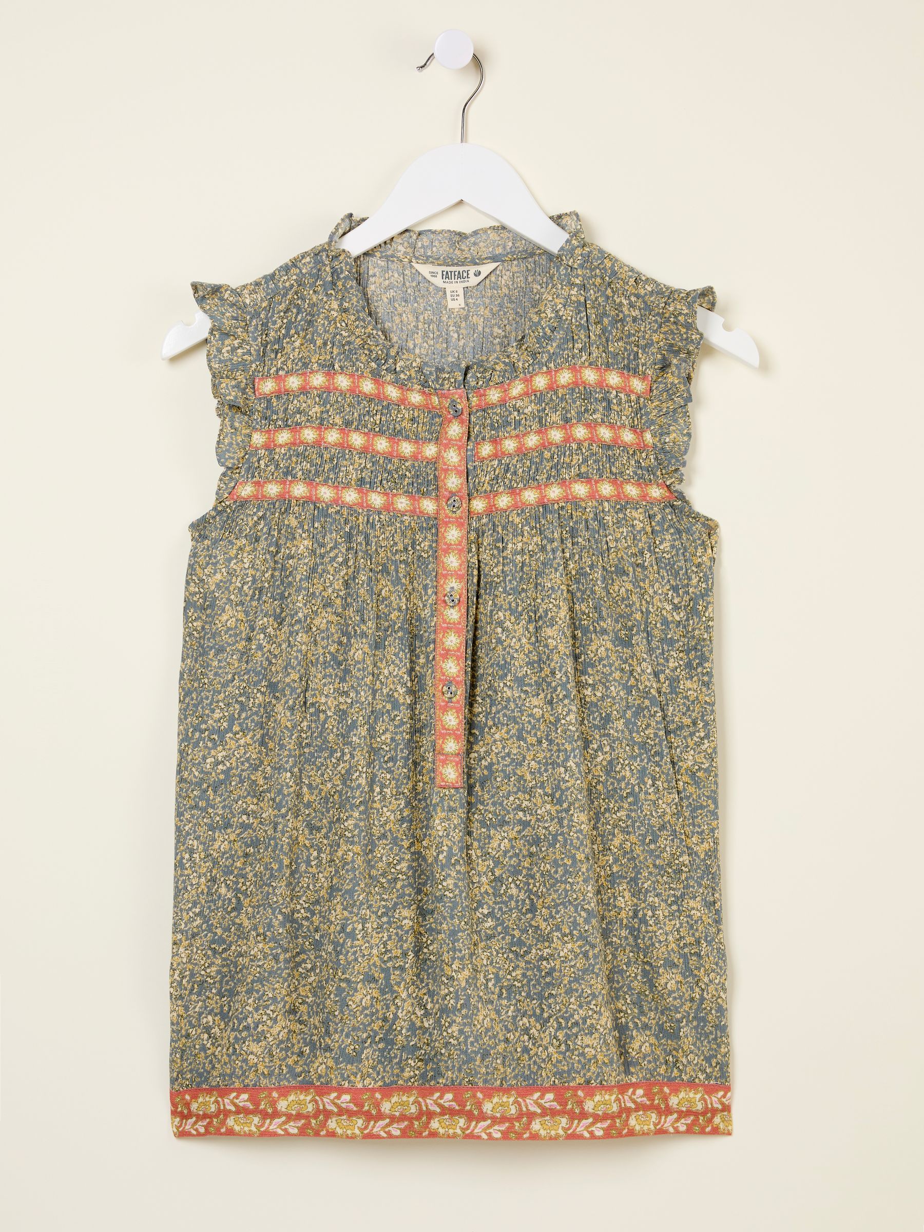 Patsy Mid Grey Air Ditsy Tunic - Image 5 of 5