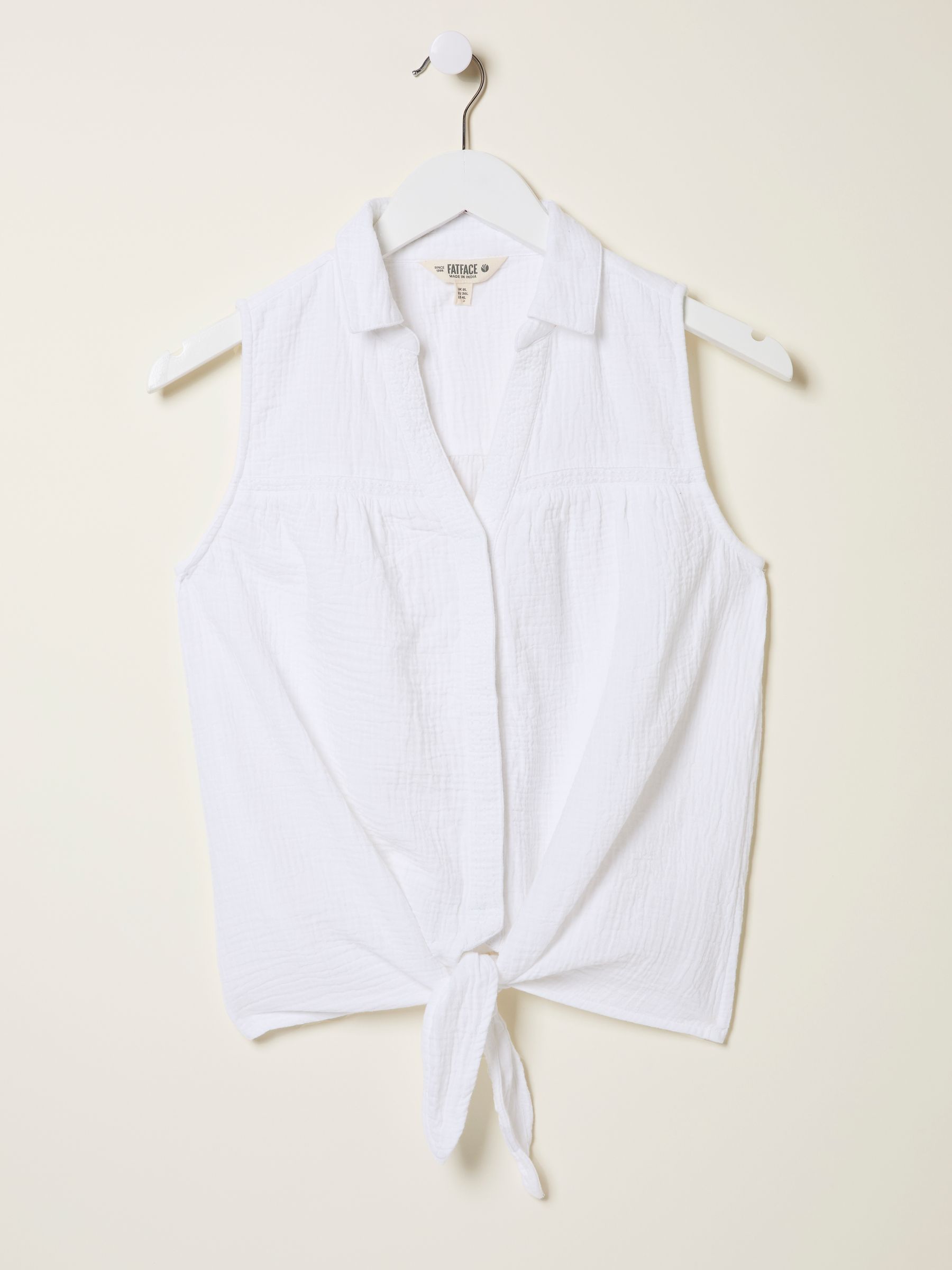 White Sam Front Tie Shirt - Image 5 of 5