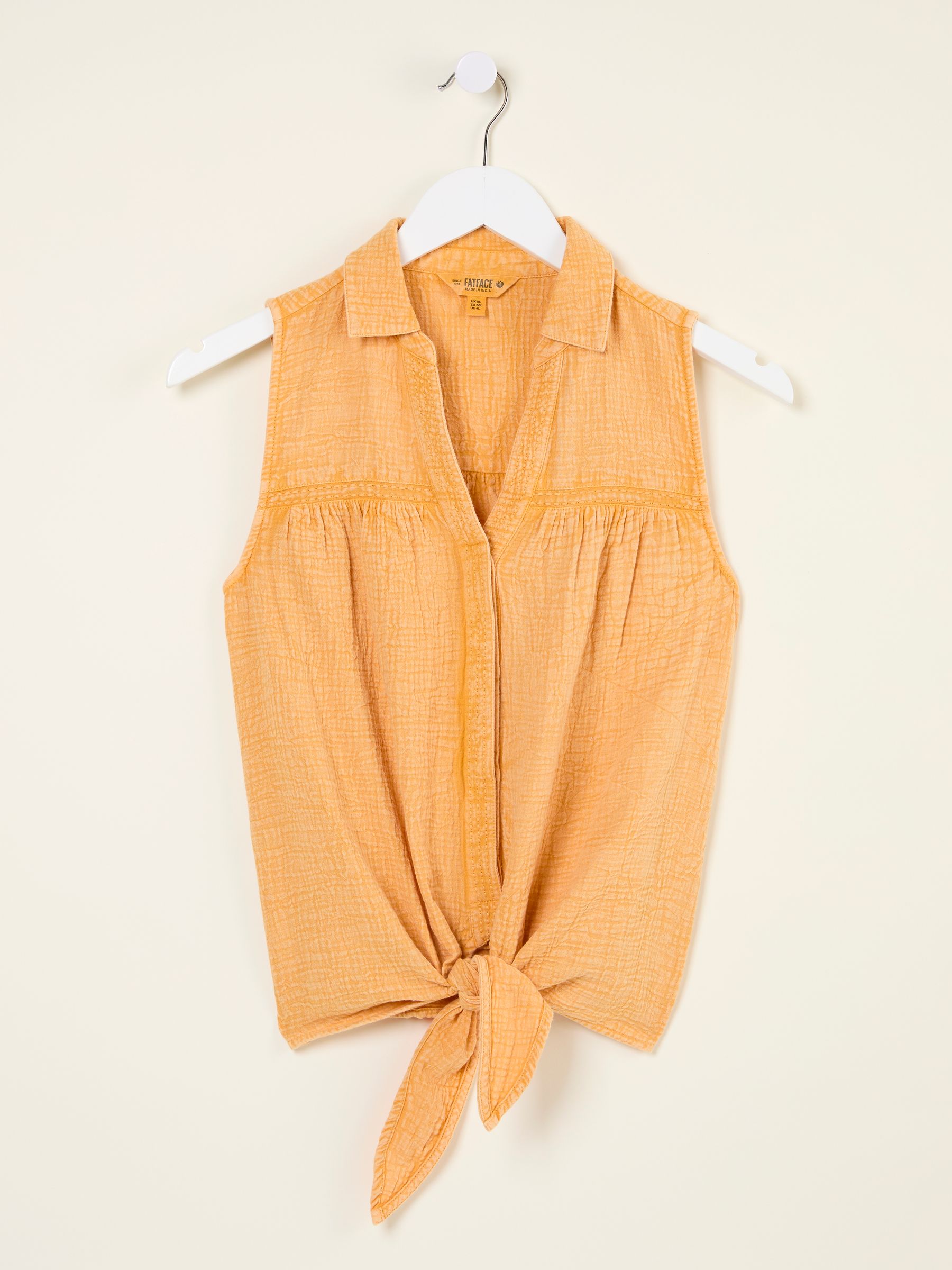 Orange Sam Front Tie Shirt - Image 5 of 5