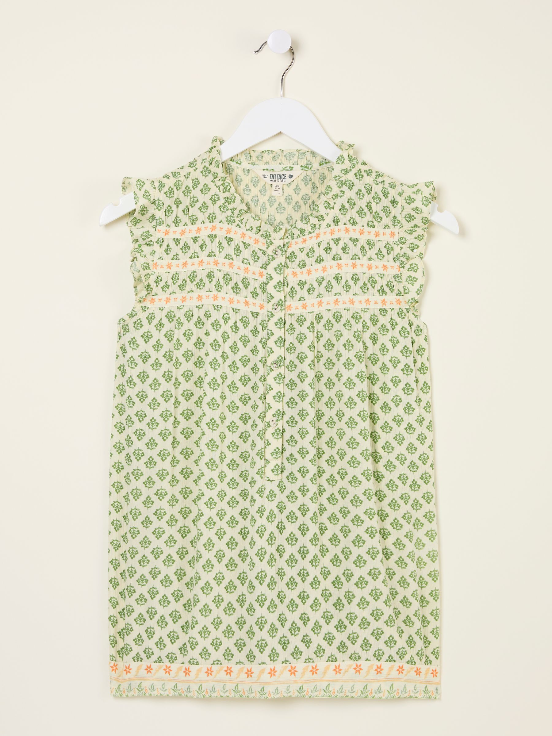 Tunic Mid Green Woodblock Patsy - Image 5 of 5
