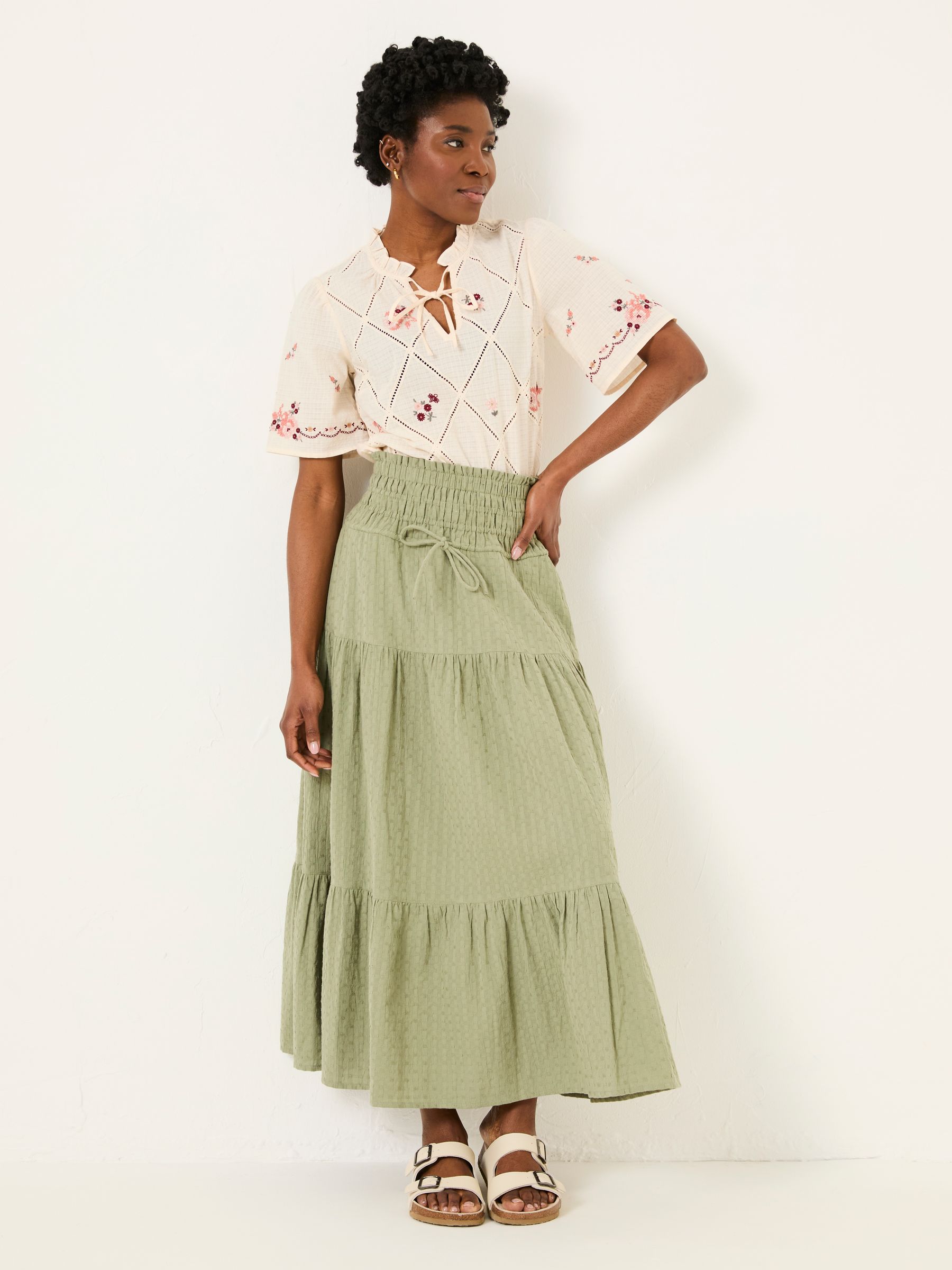 Airee Ivory Beeble Embroidered Blouse - Image 5 of 8