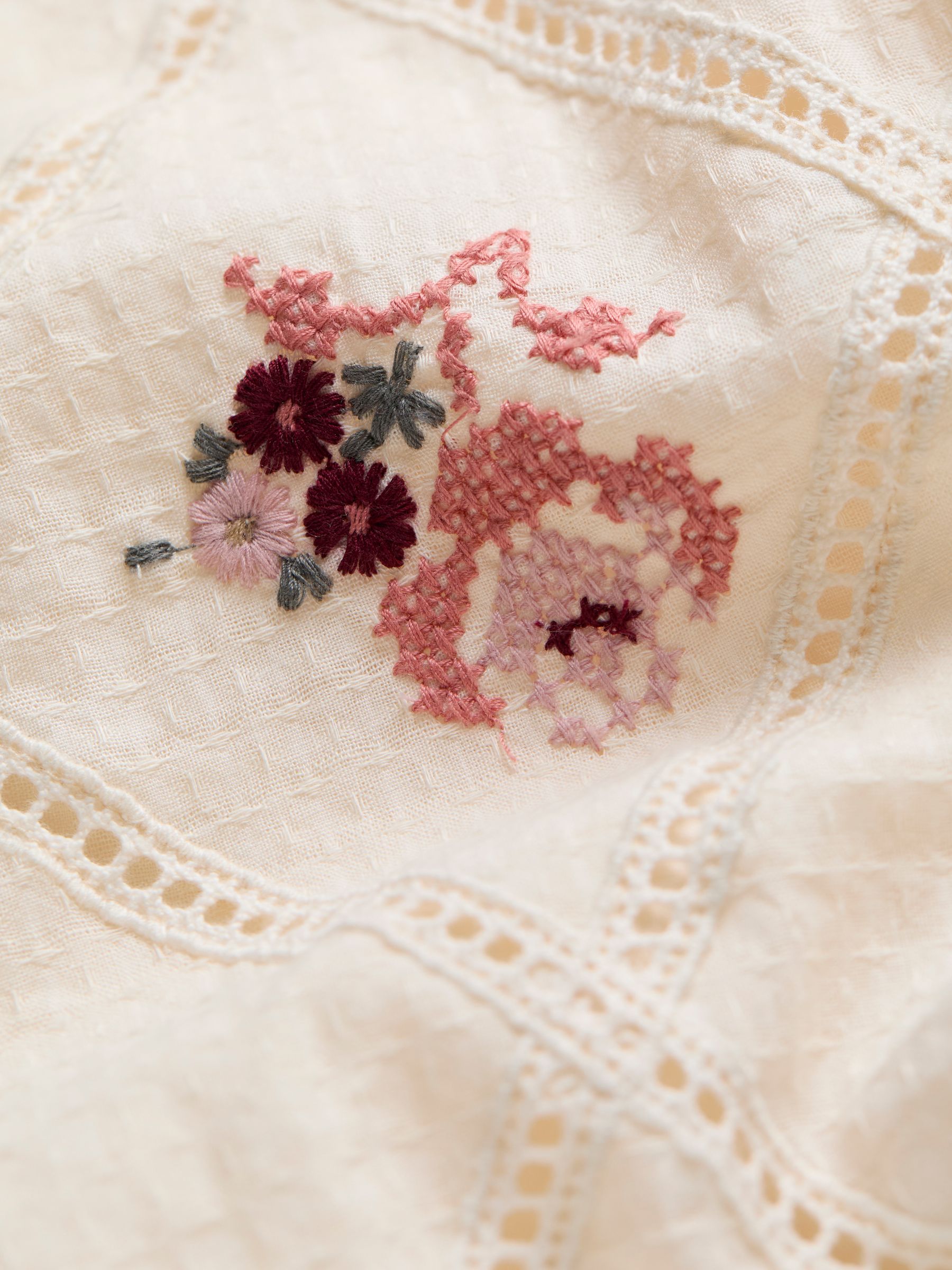 Airee Ivory Beeble Embroidered Blouse - Image 8 of 8