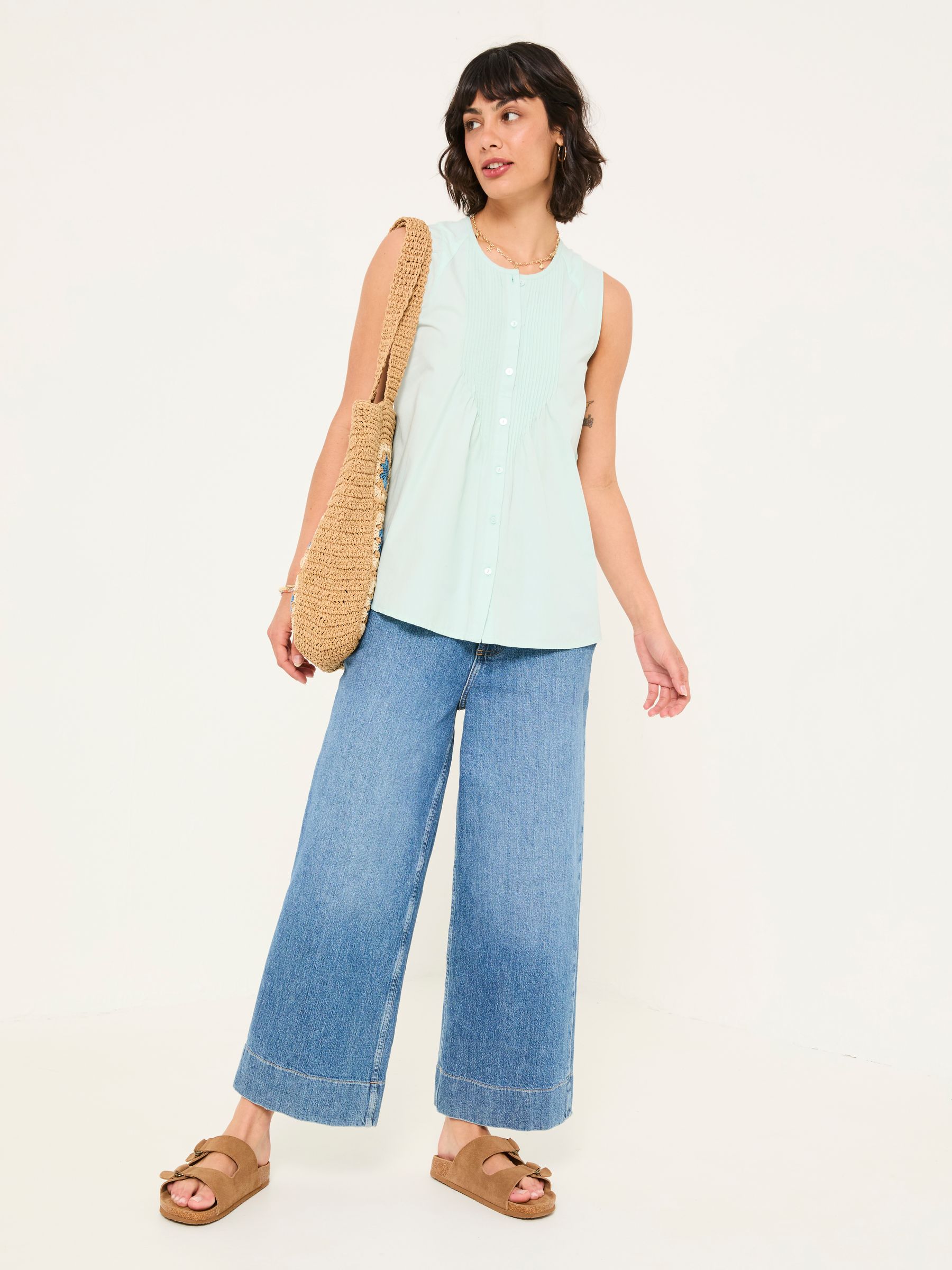 Lauren Mint Green Longline Top - Image 3 of 6