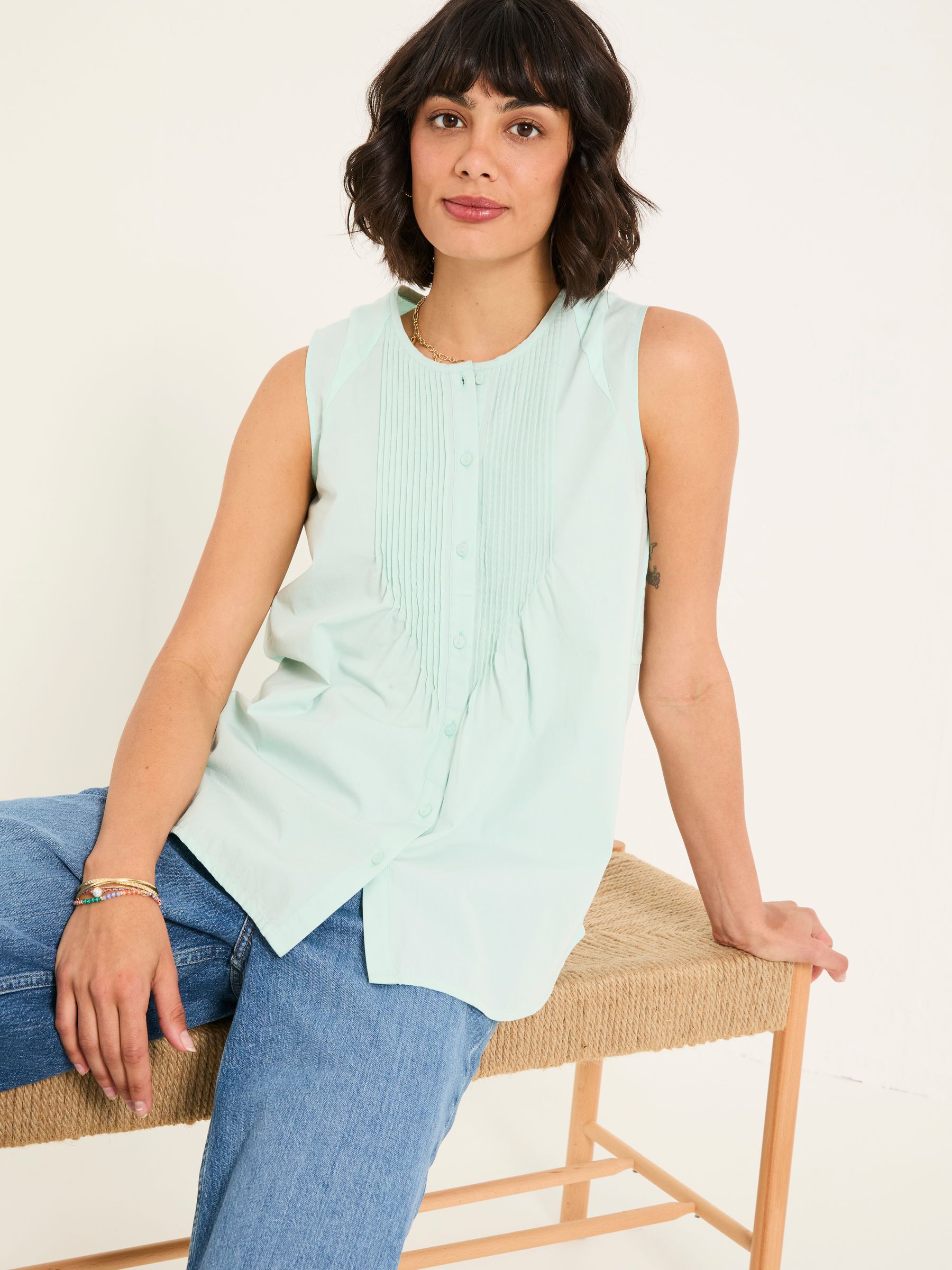 Lauren Mint Green Longline Top - Image 4 of 6