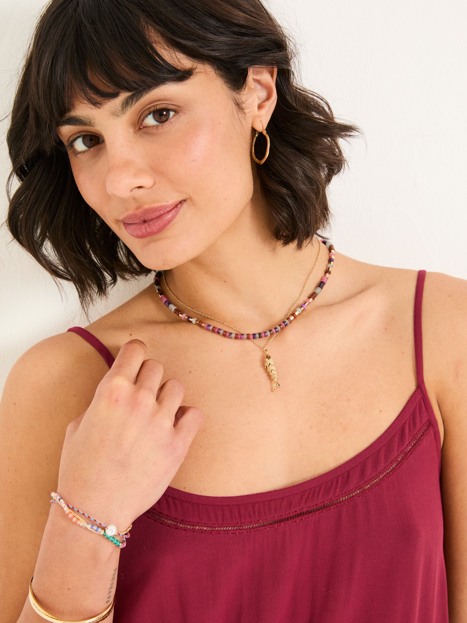 Sisley Burgundy Red Cami - Image 4 of 5