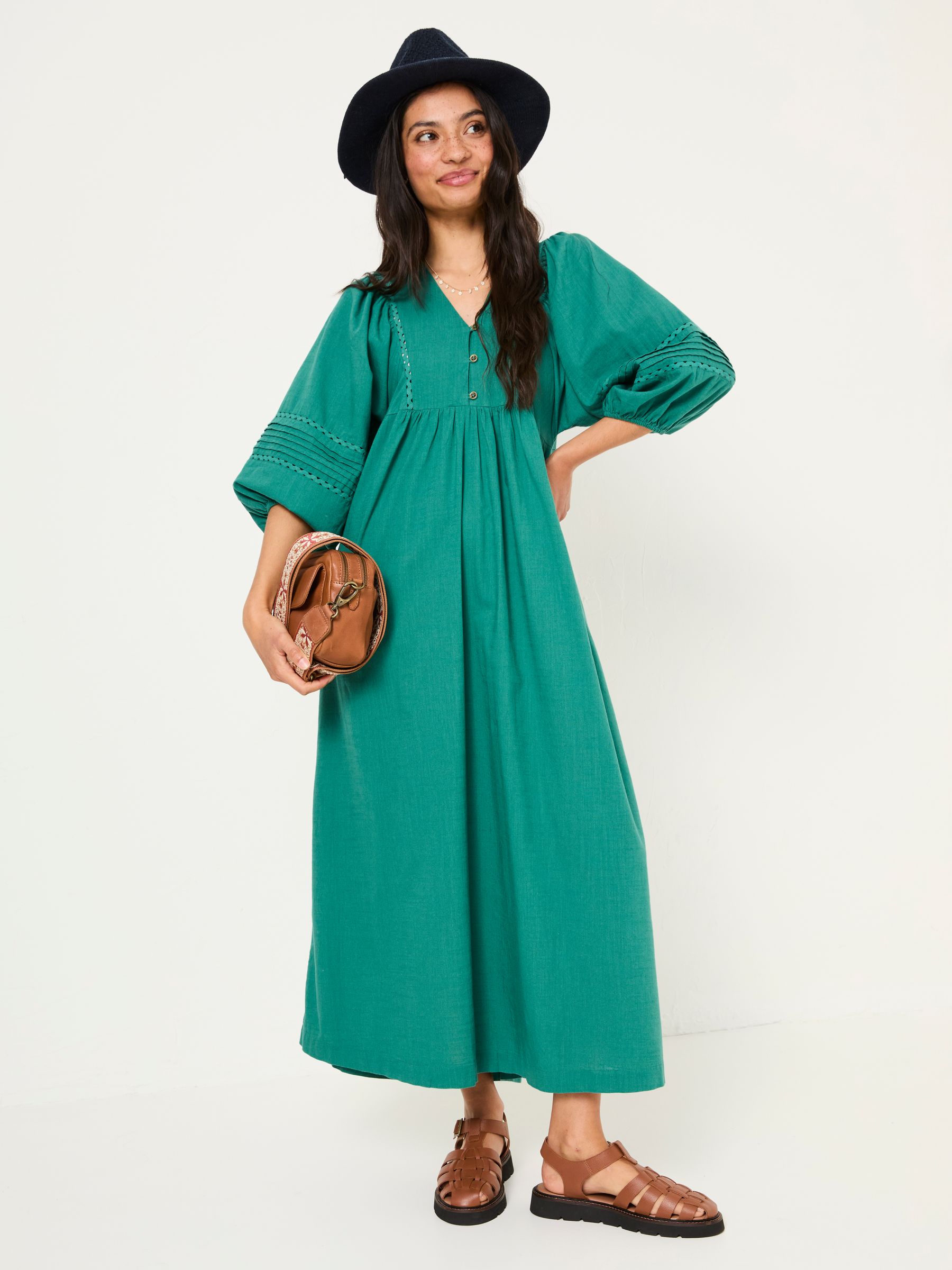 Jade Green Jess Midi Dress - Image 3 of 6