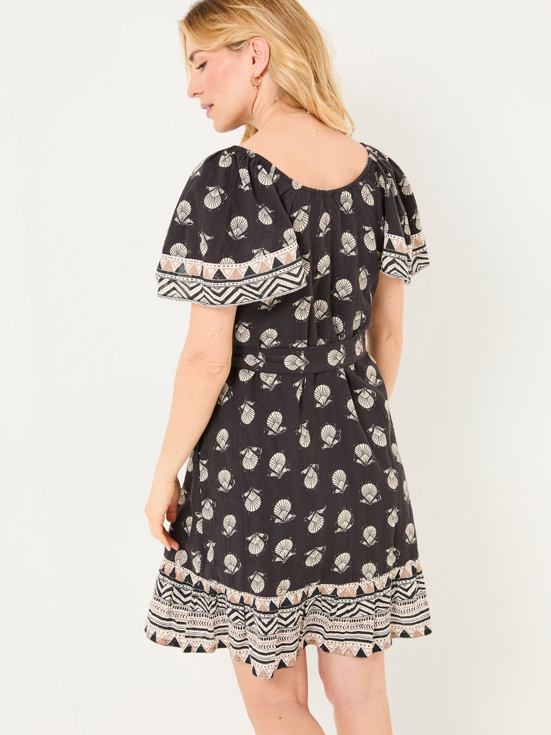 Benny Black Lino Shells Dress - Image 2 of 6