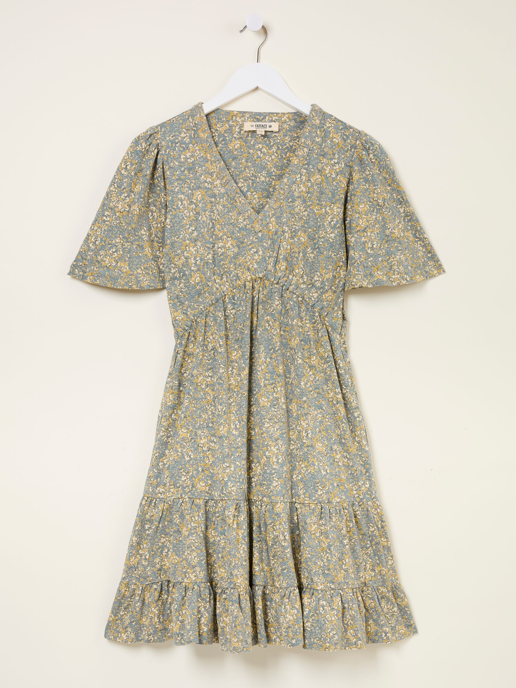 Grace Mid Grey Air Ditsy Jersey Dress - Image 6 of 6