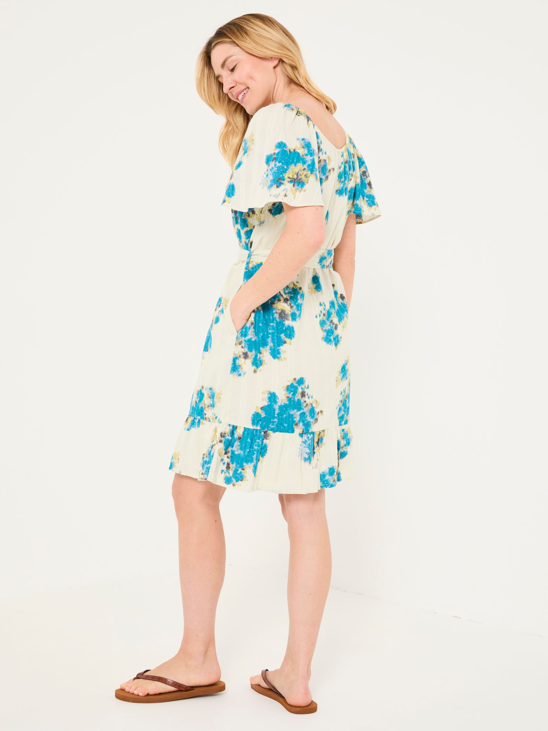 Benny Multi Blurred Floral Dress - Image 2 of 6