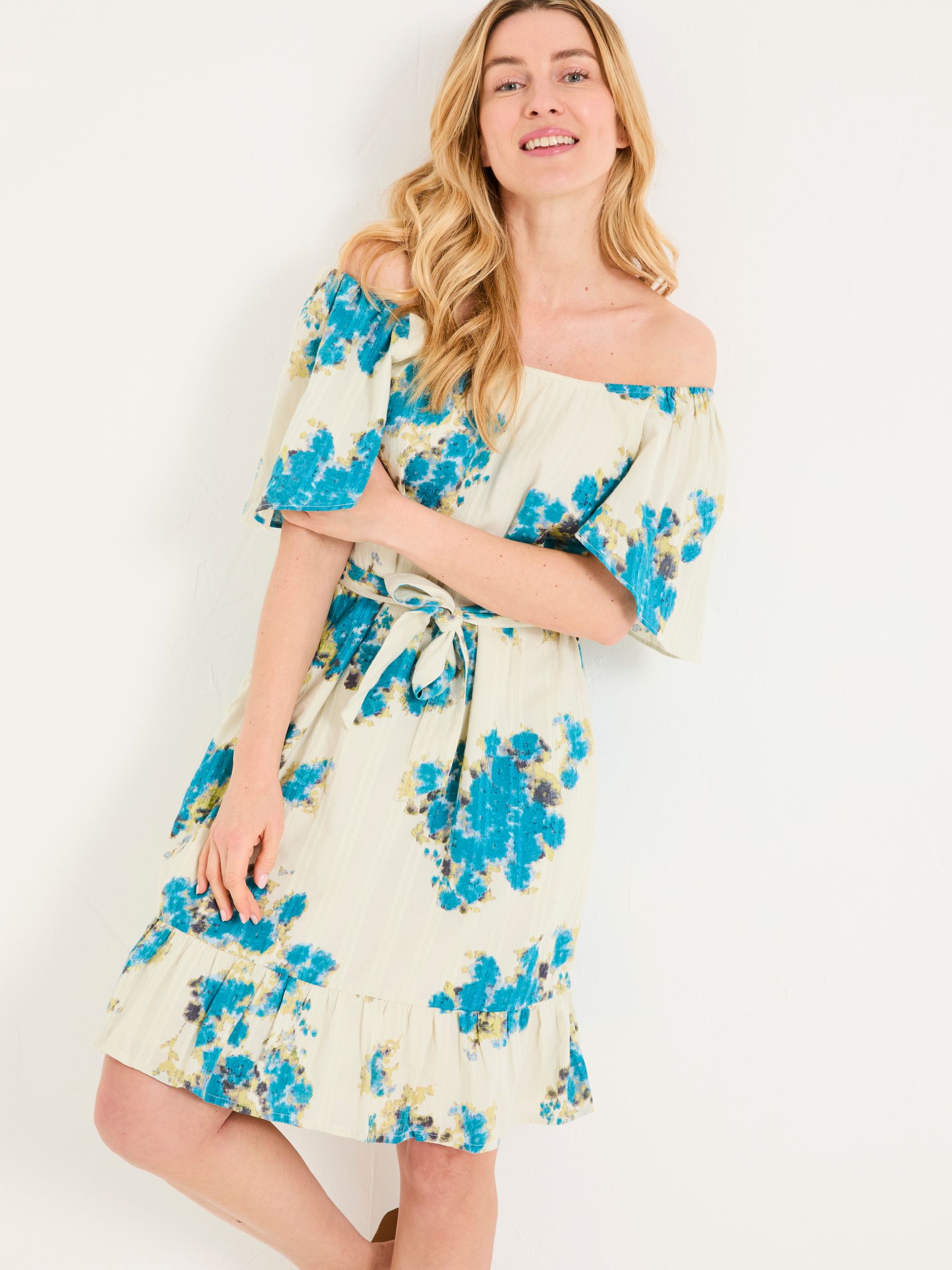 Benny Multi Blurred Floral Dress - Image 3 of 6