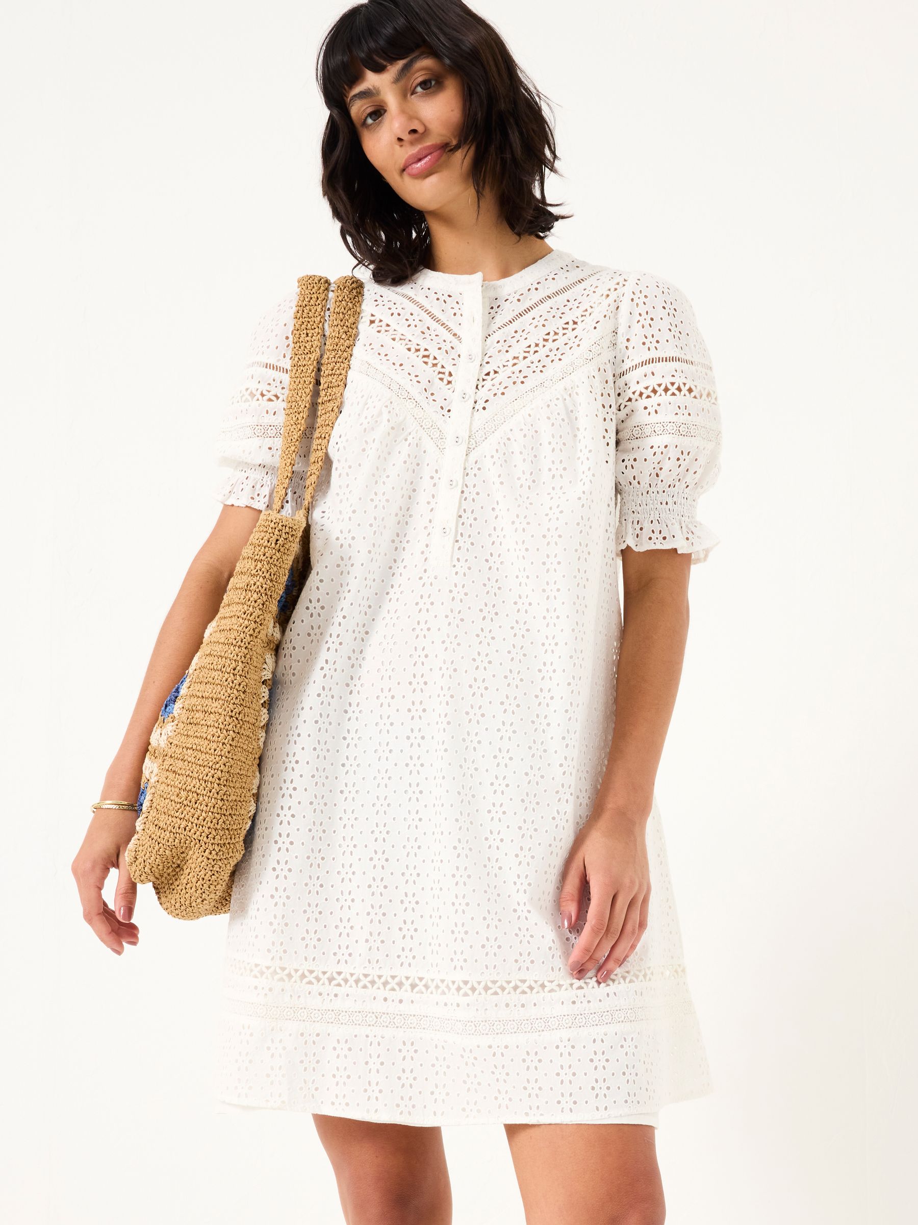 Brody Ivory Broderie Dress - Image 2 of 8