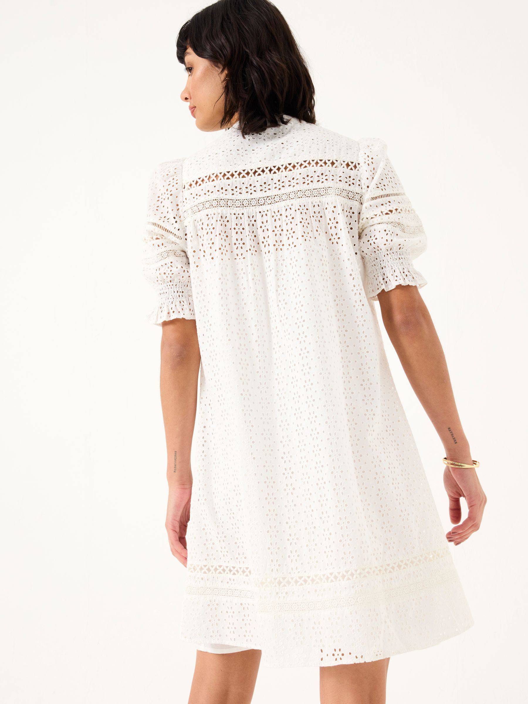 Brody Ivory Broderie Dress - Image 3 of 8