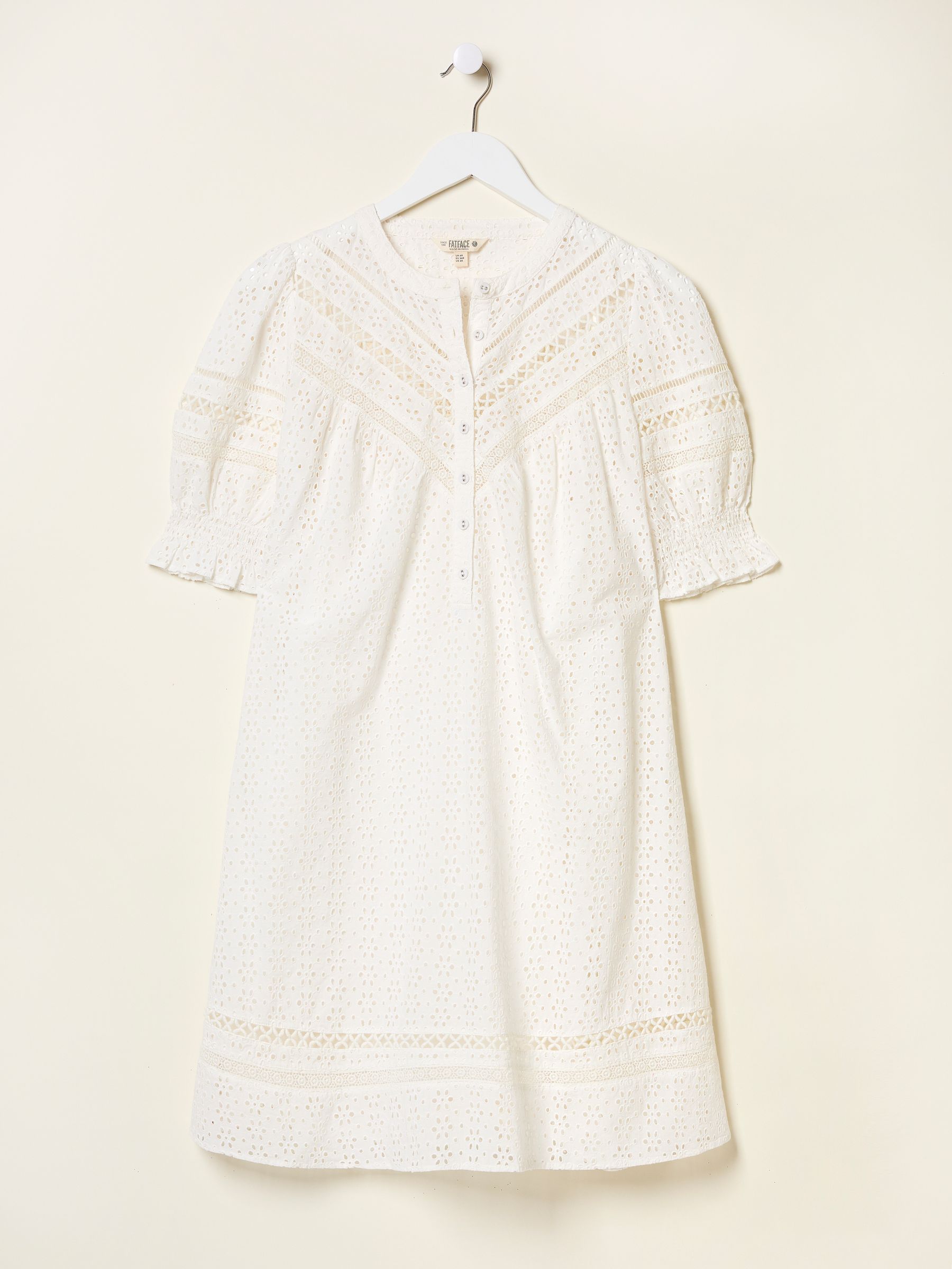 Brody Ivory Broderie Dress - Image 7 of 8