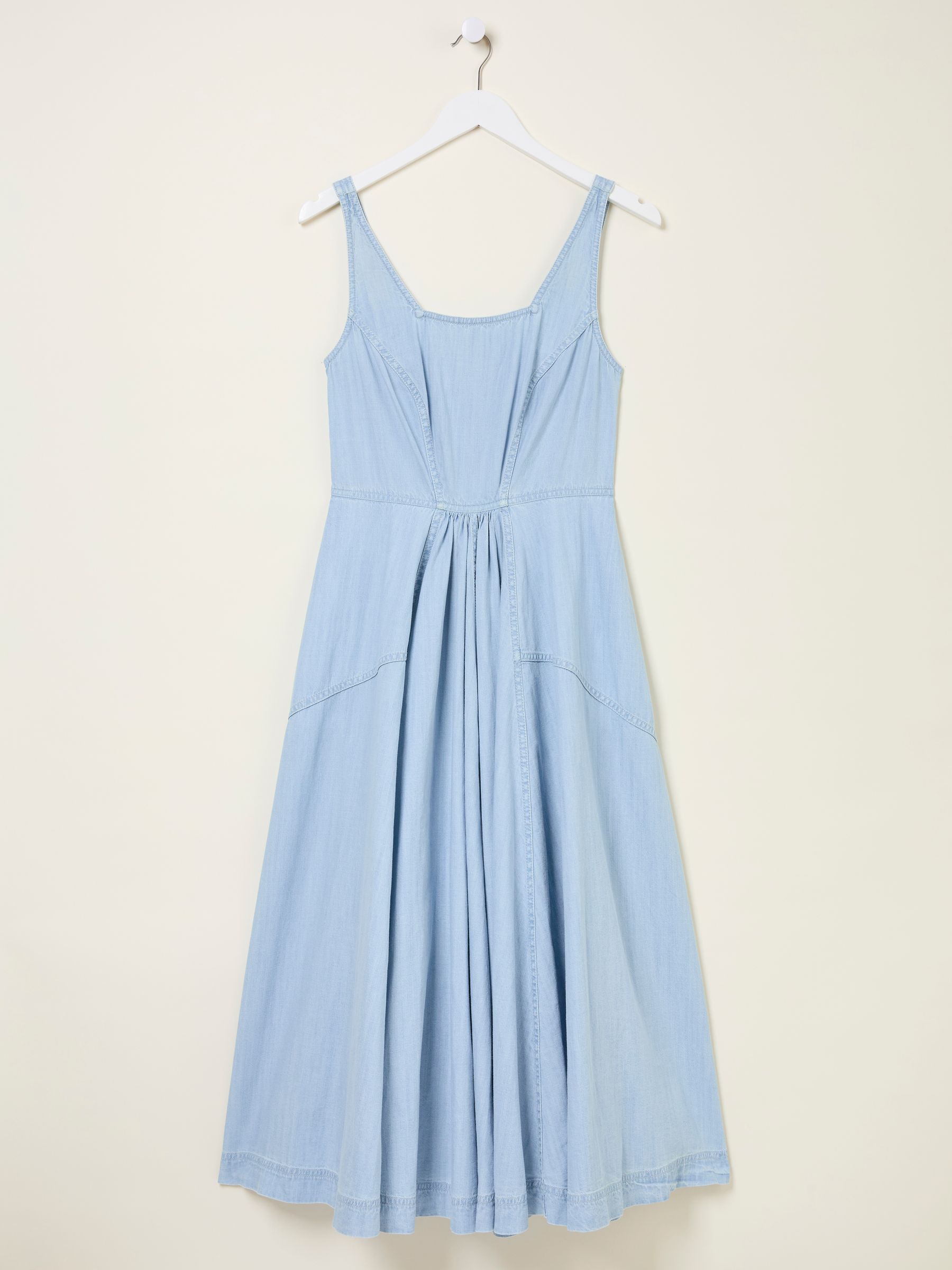 Maria Blue Denim Midi Dress - Image 7 of 7