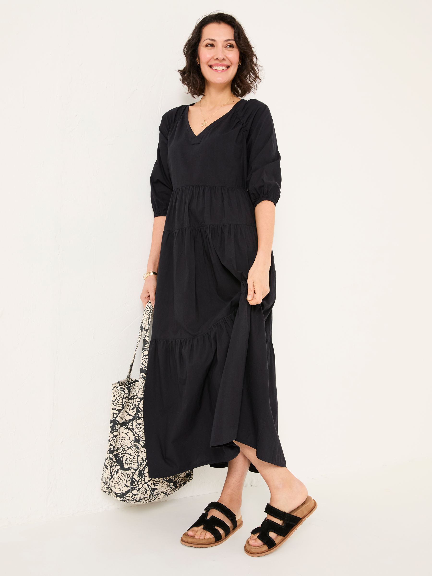 black dress with long sleeves and open back Vienna Long Sleeve Open Back Bodycon Formal Dress