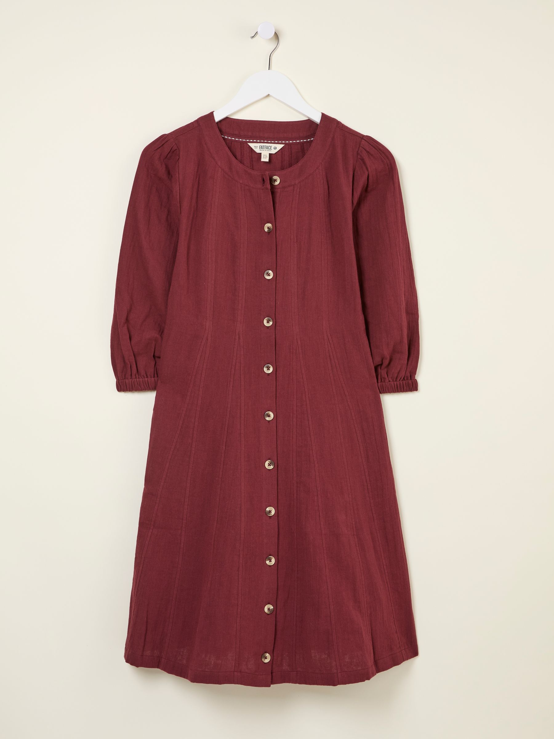 Anais Burgundy Red Dress - Image 5 of 5