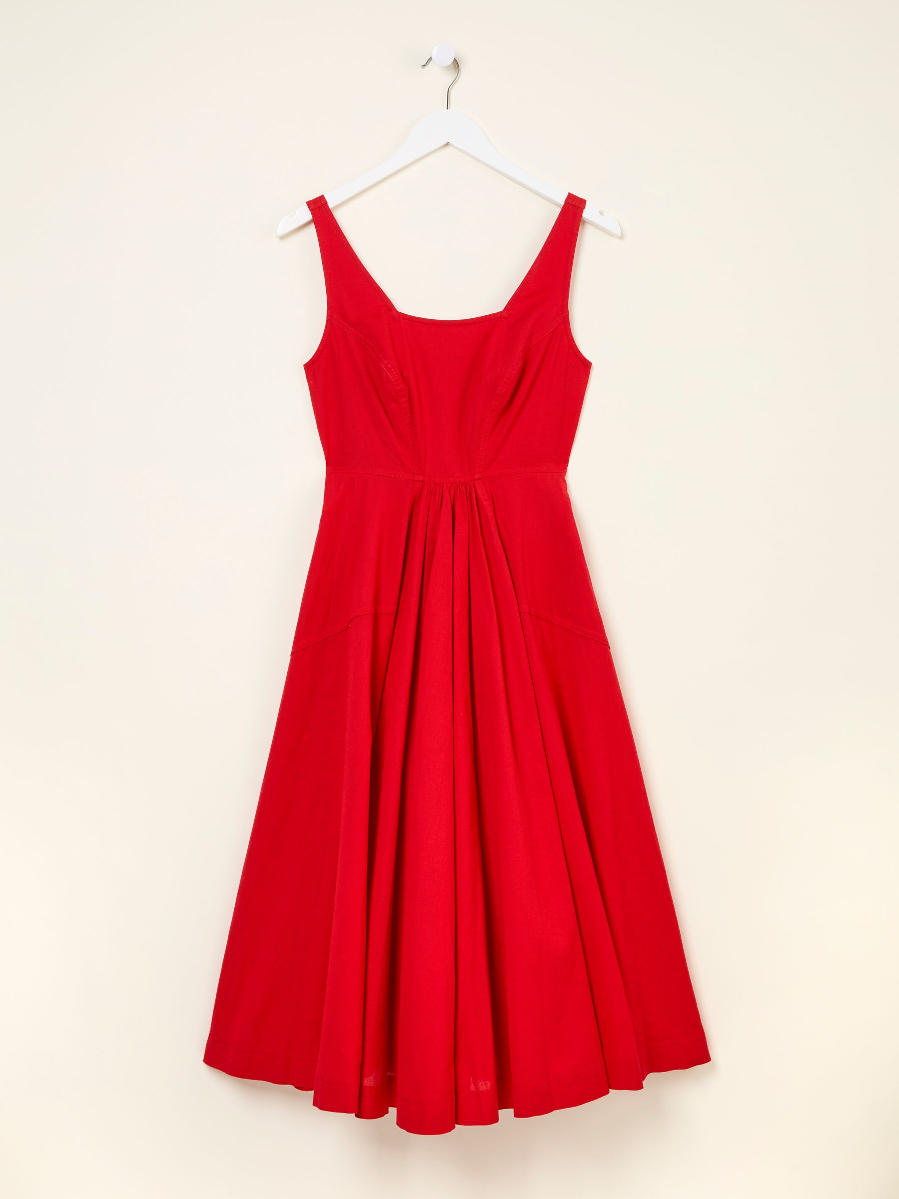 Maria Red Midi Dress - Image 10 of 10