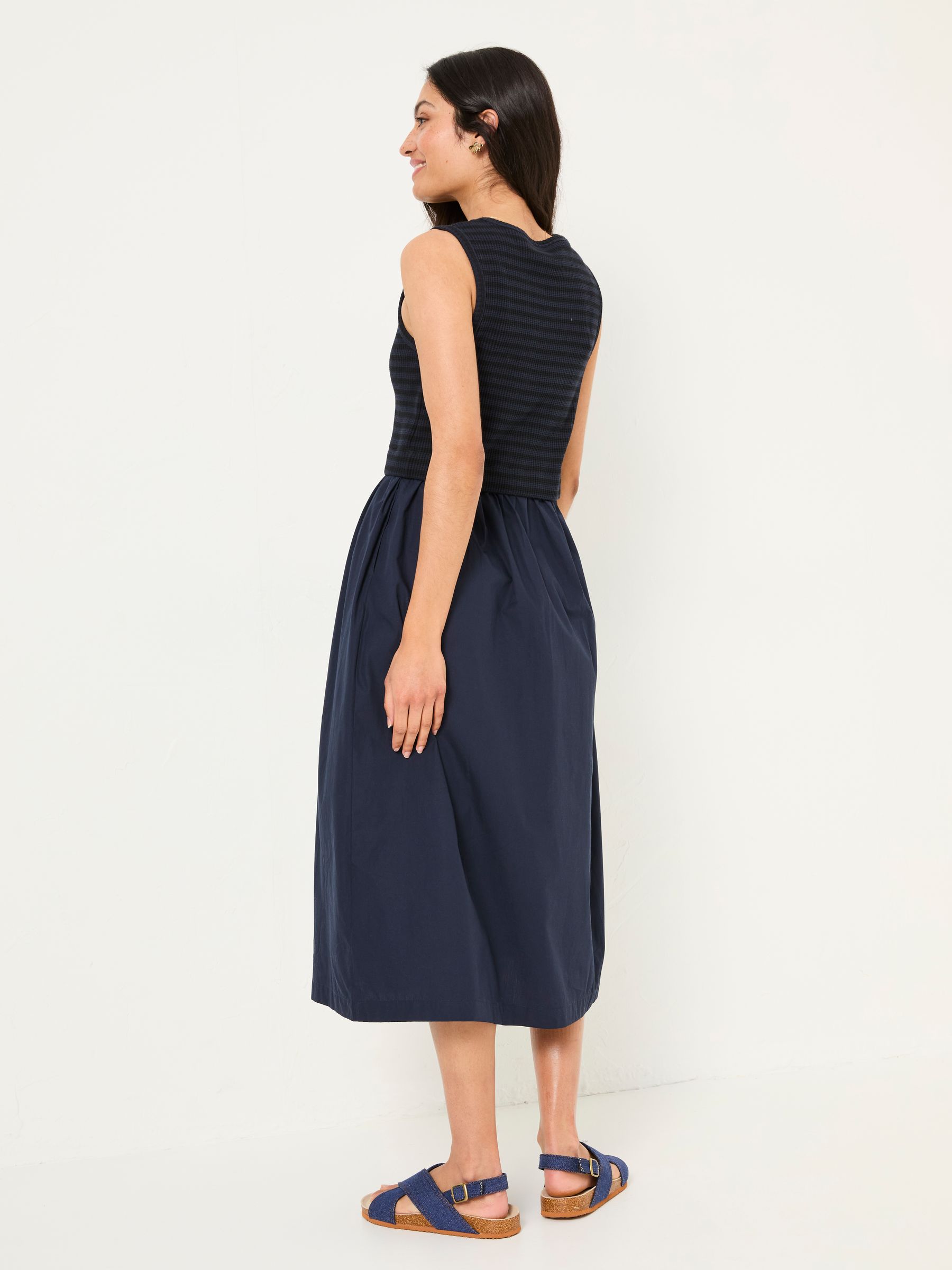 Navy Sal Midi Dress - Image 2 of 6