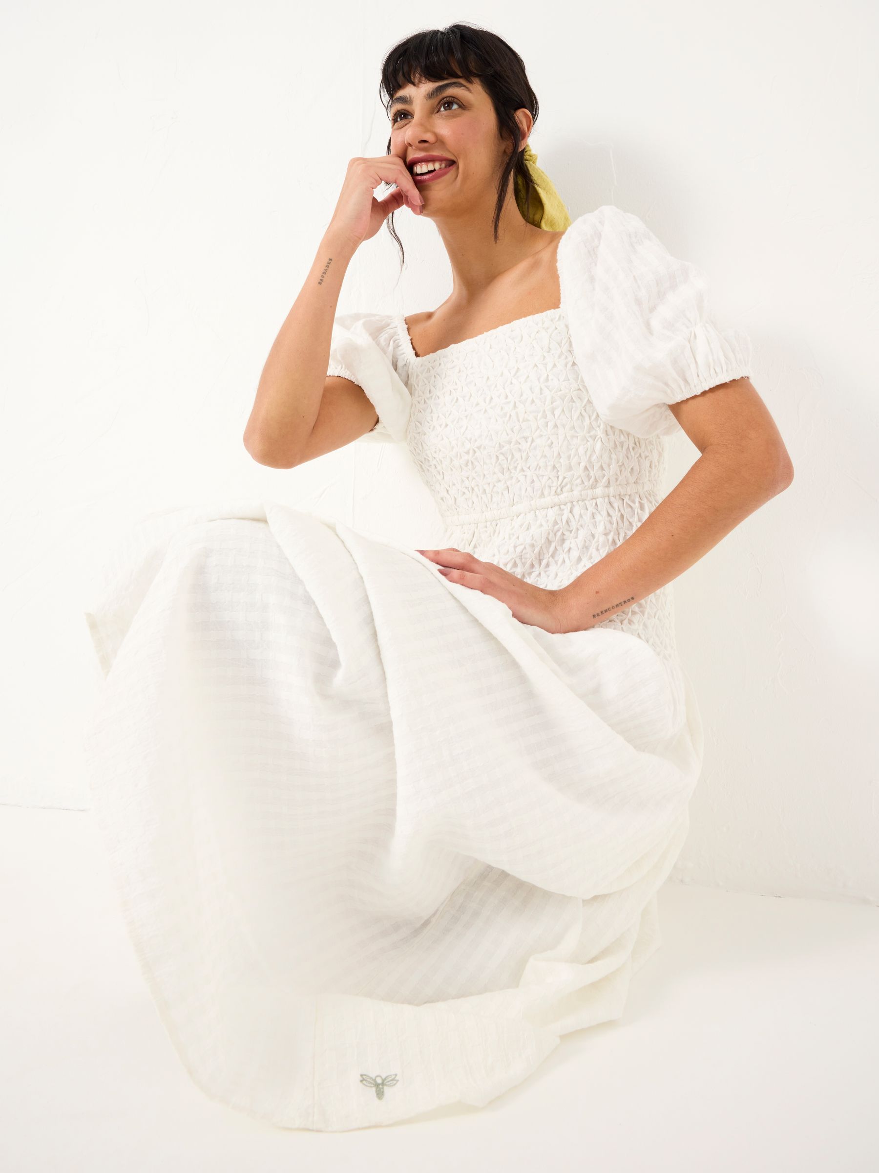Bryn White Beeble Dress - Image 4 of 7