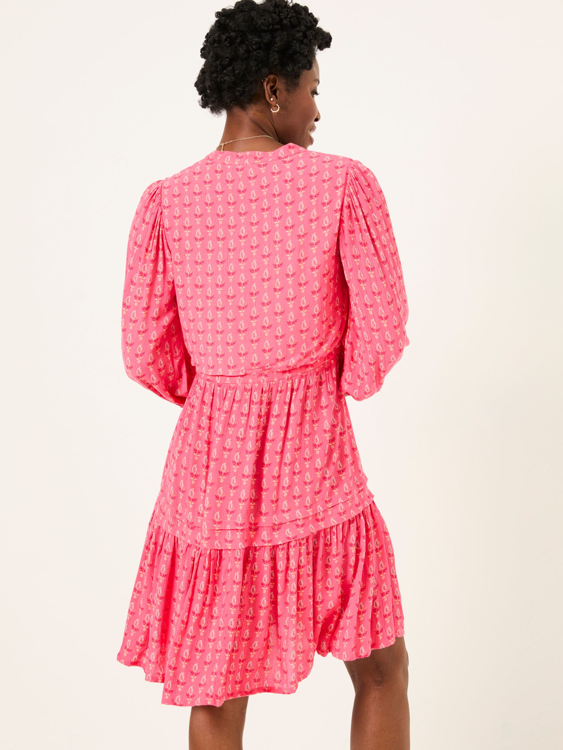 Nancy Mid Pink Paisley Ditsy Dress - Image 3 of 7