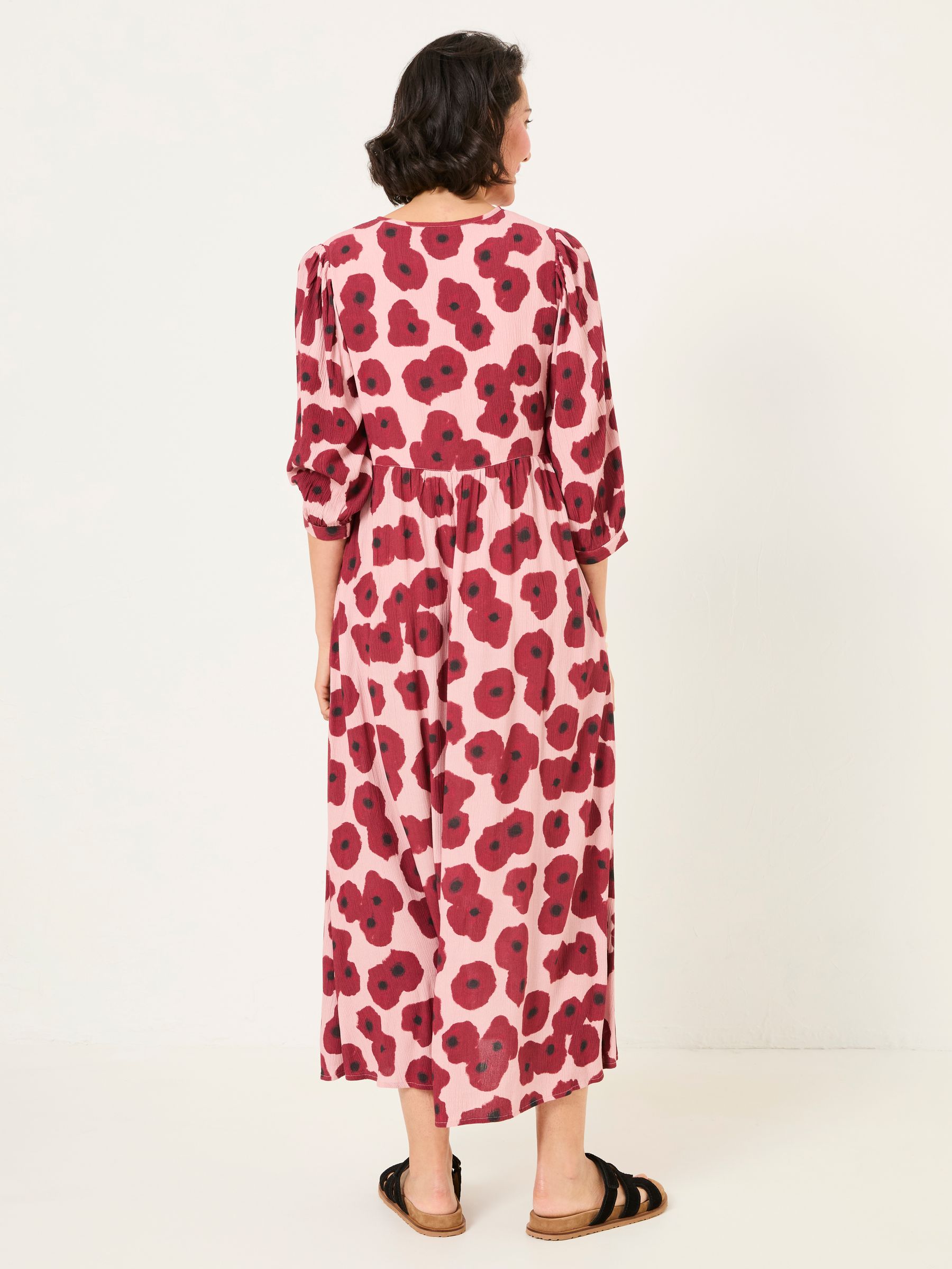 Pippin Multi Poppies Midi Dress - Image 2 of 5