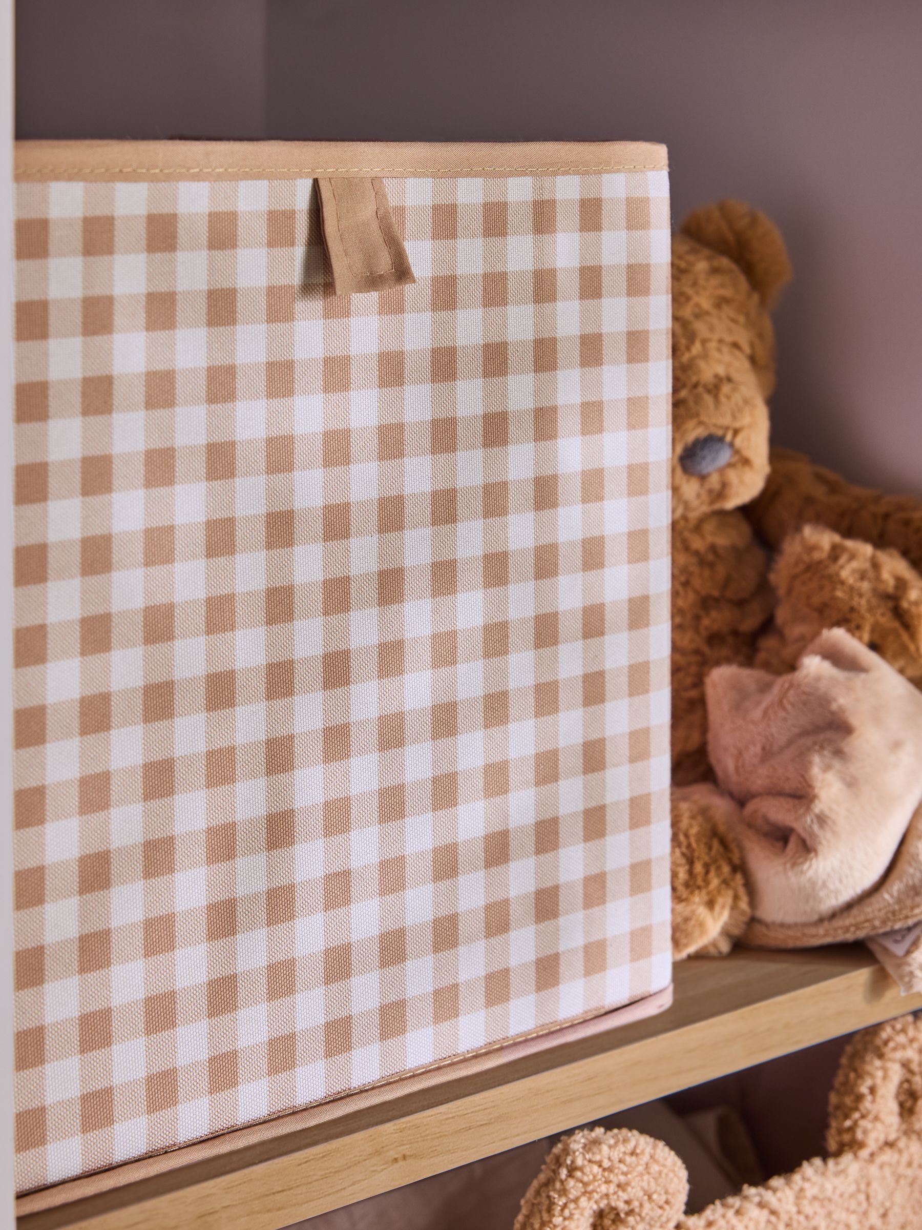 Set of 2 Bear Cube Storage Boxes - Image 2 of 4