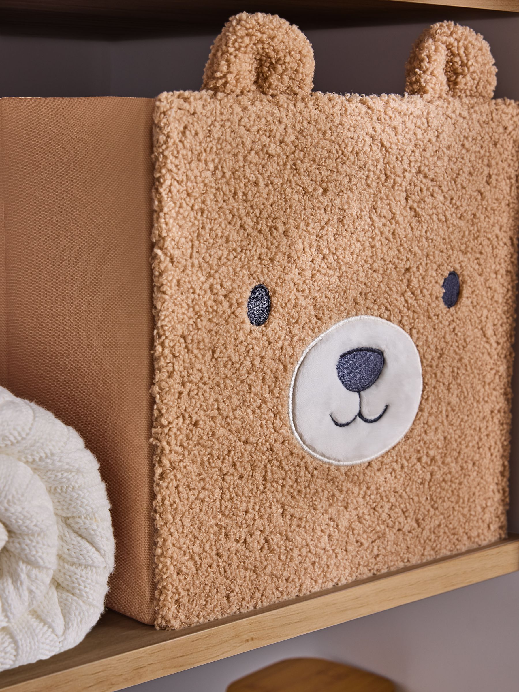 Set of 2 Bear Cube Storage Boxes - Image 3 of 4