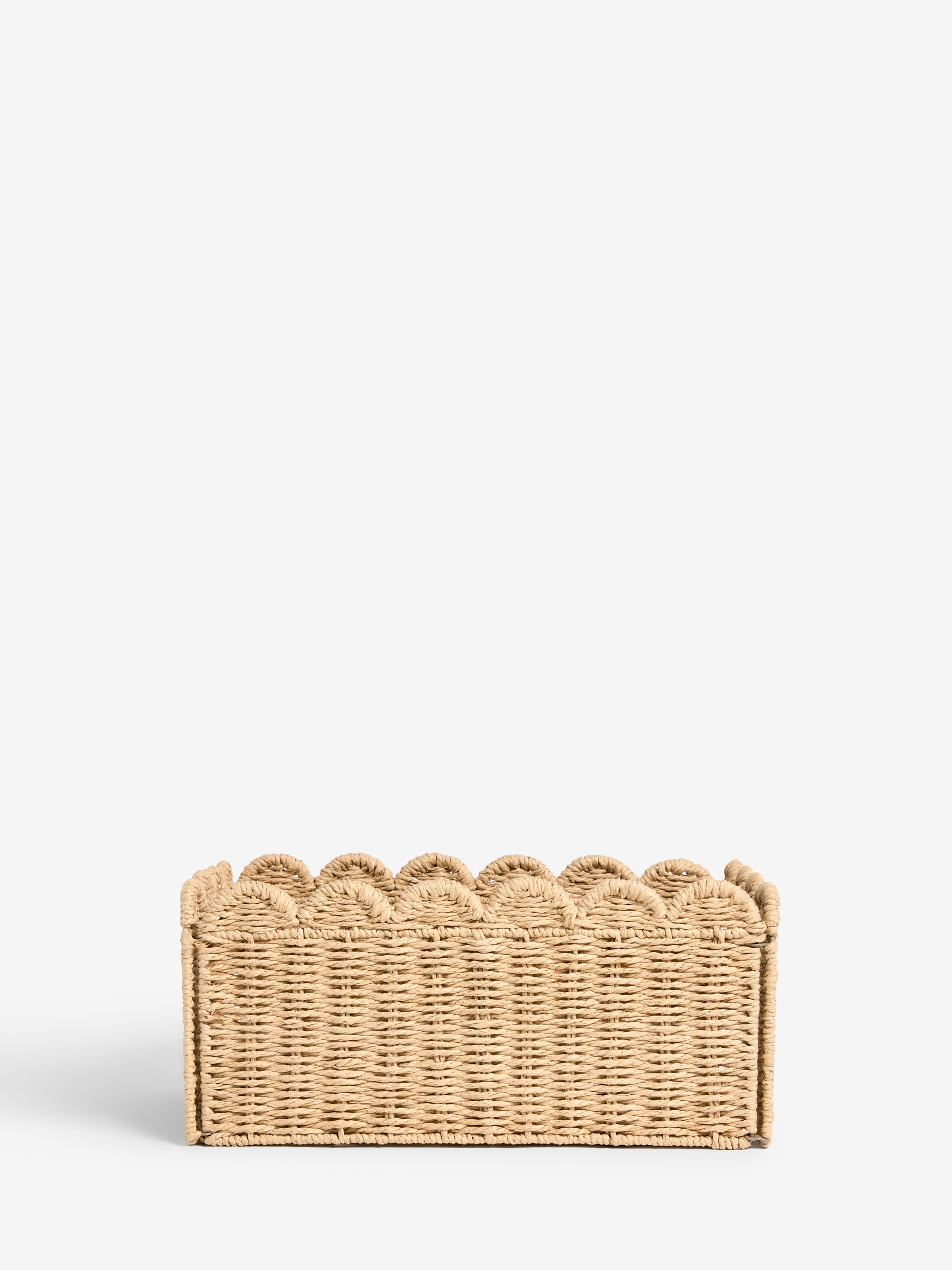 Natural Elodie Scallop Storage Basket - Image 4 of 6