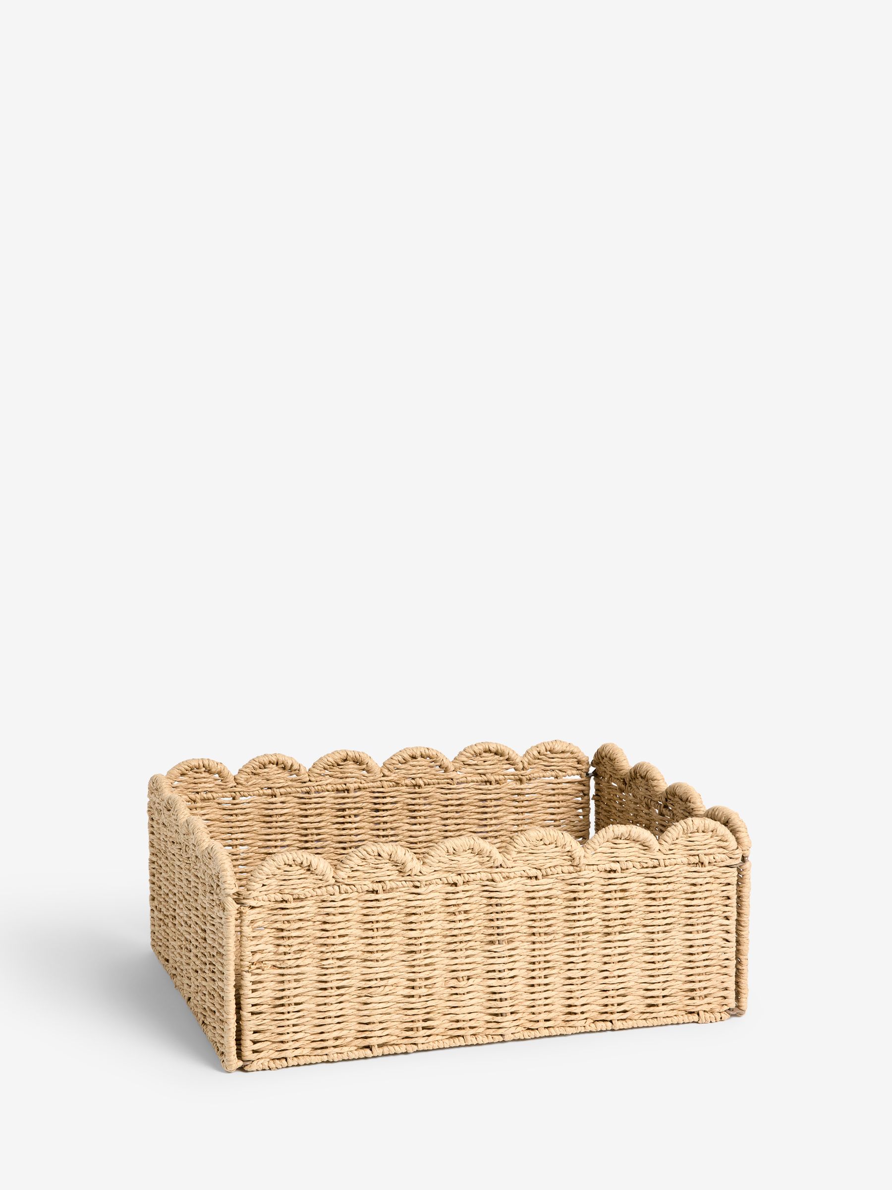Natural Elodie Scallop Storage Basket - Image 5 of 6