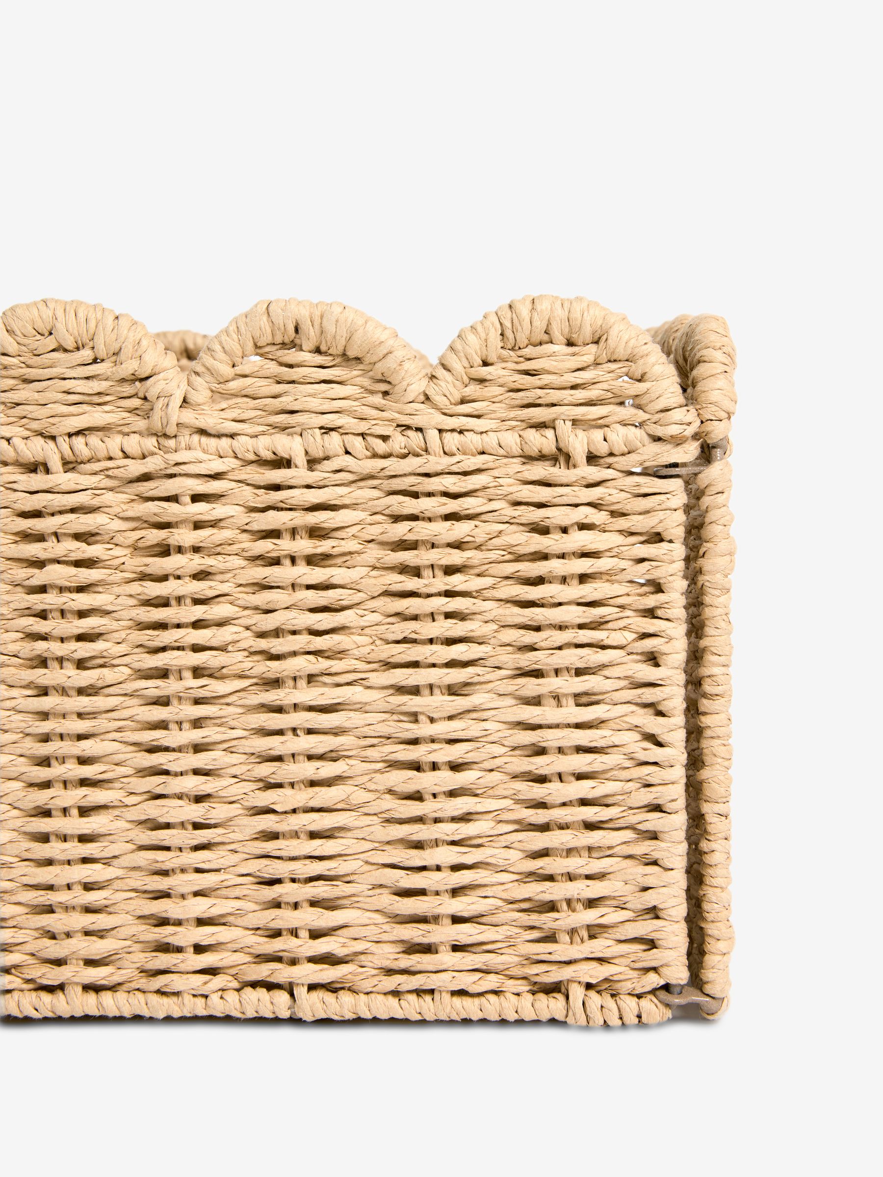 Natural Elodie Scallop Storage Basket - Image 6 of 6
