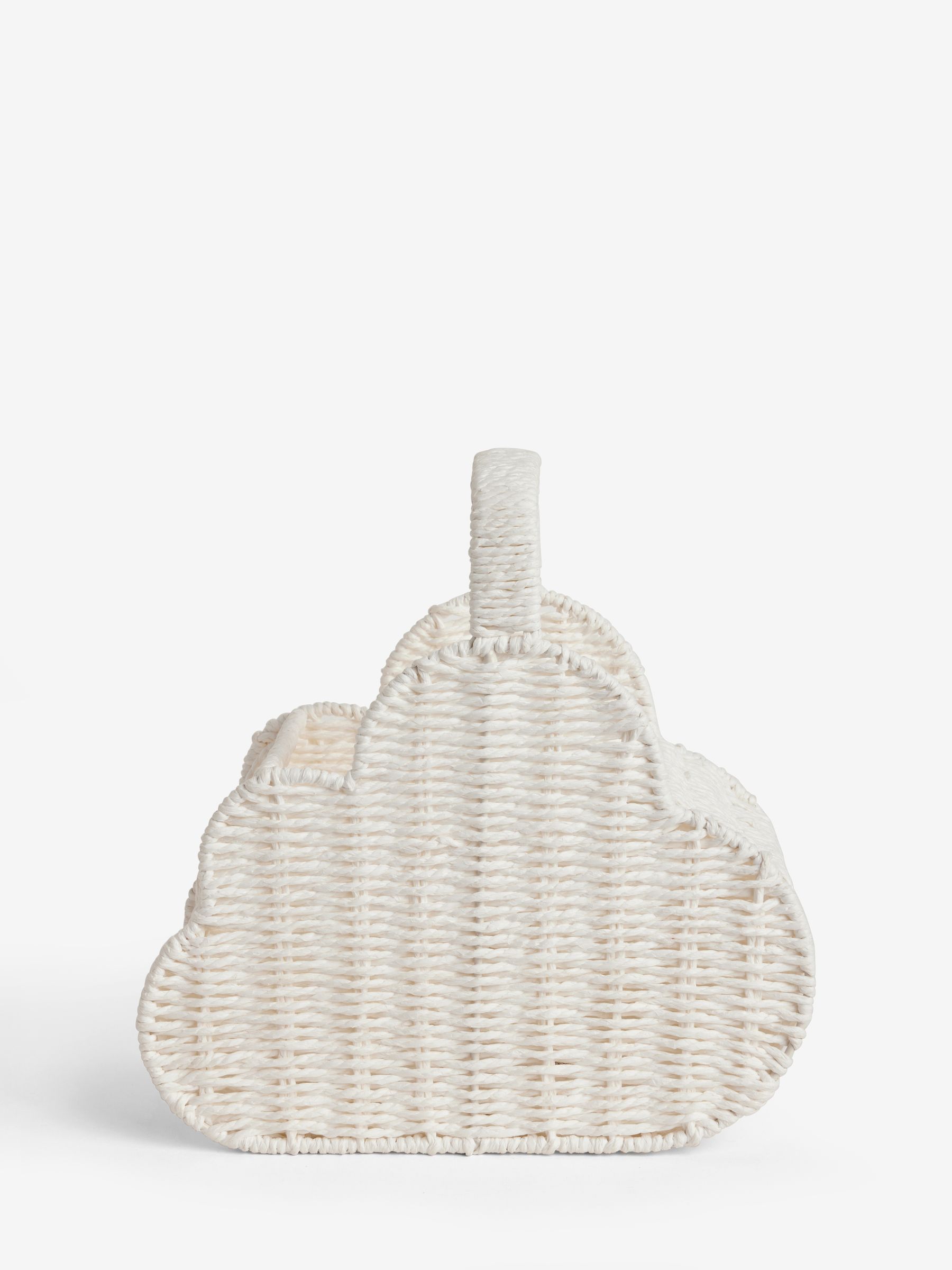 White Woven Cloud Basket - Image 3 of 6