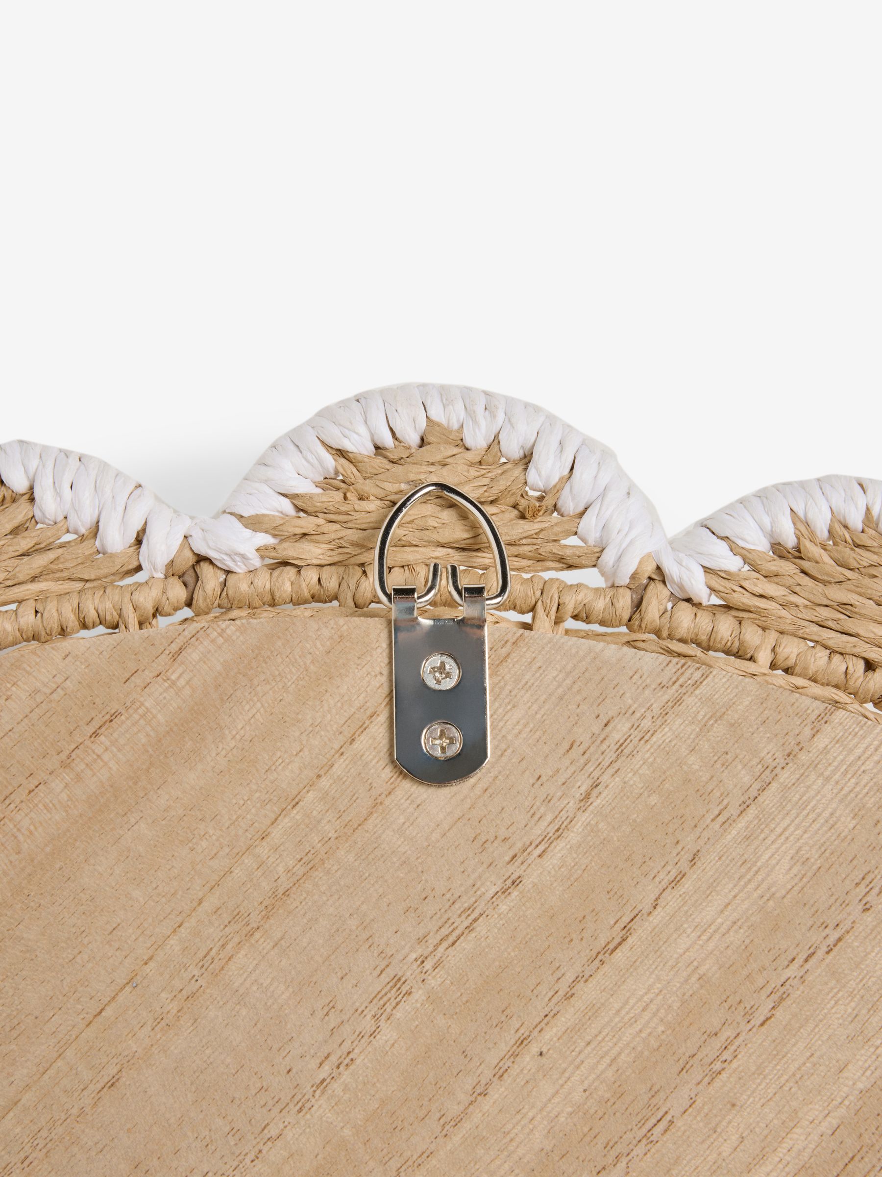 Natural & White Elodie Scallop Kids Mirror - Image 4 of 6