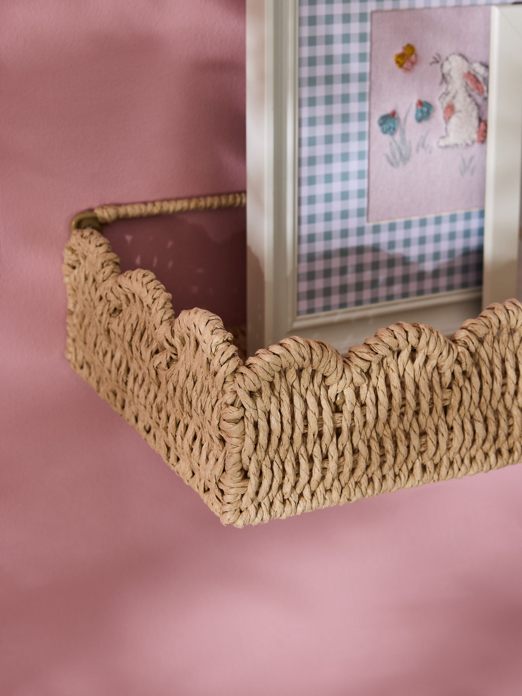 Natural Elodie Scallop Wall Shelf - Image 2 of 6
