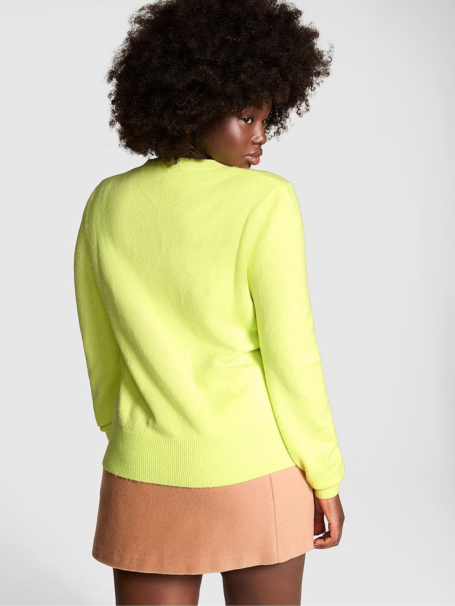 Sparkling Lime Green Knitted Jumper - Image 2 of 3