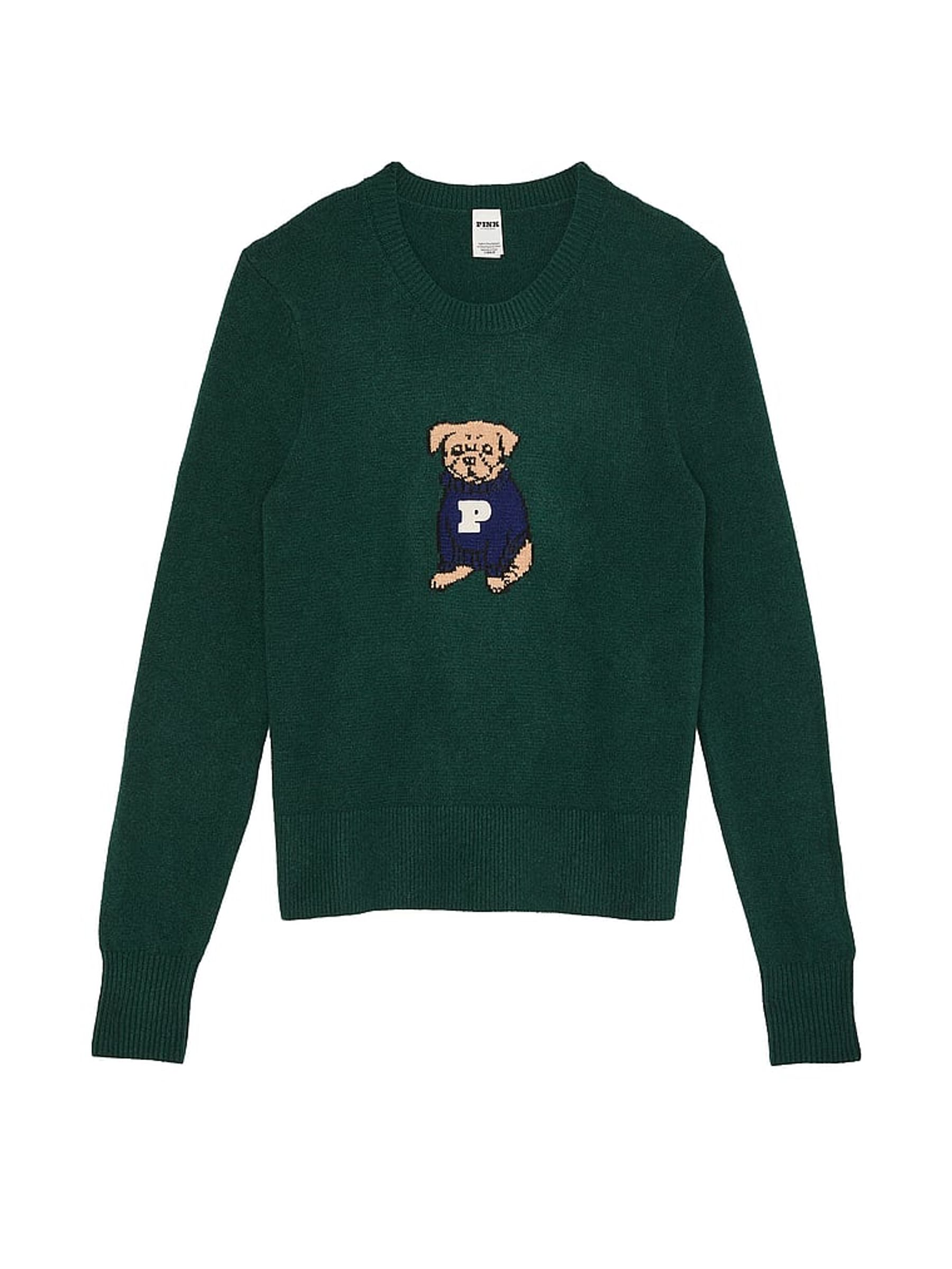 Deep Forest Green Dog Knitted Jumper - Image 4 of 4