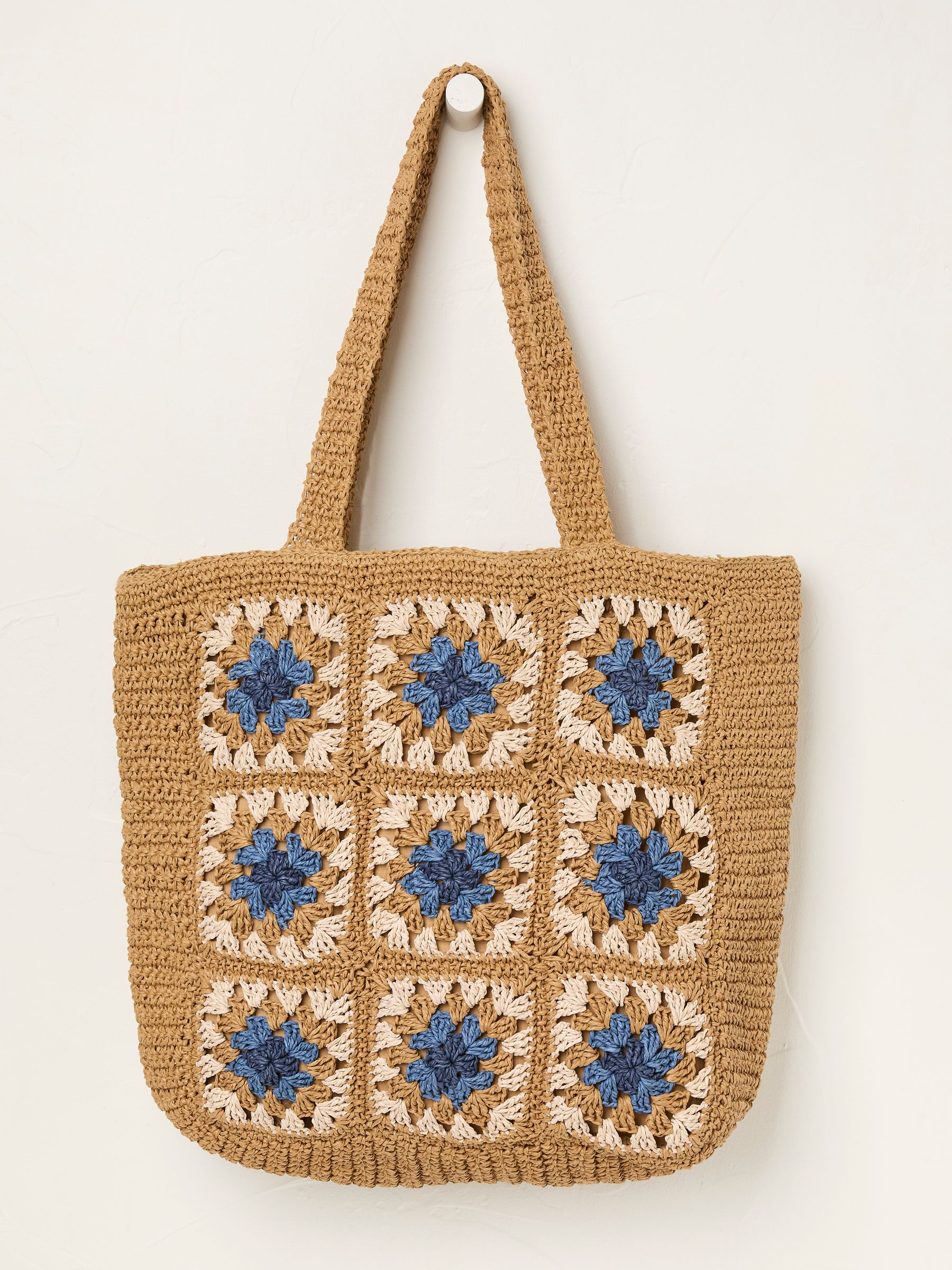 Natural Tile Straw Bag - Image 1 of 2
