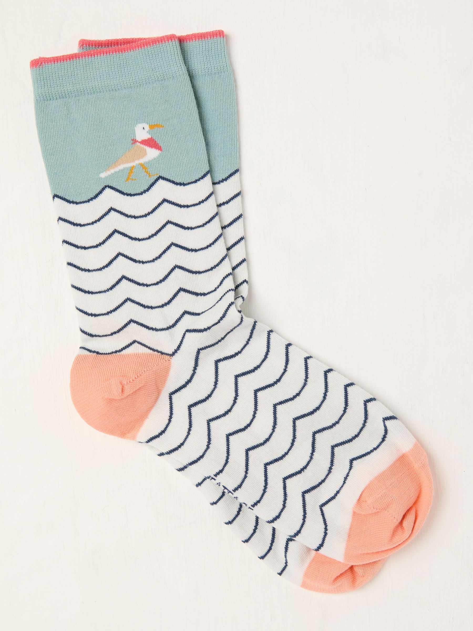 Green Seagull Socks - Image 1 of 2