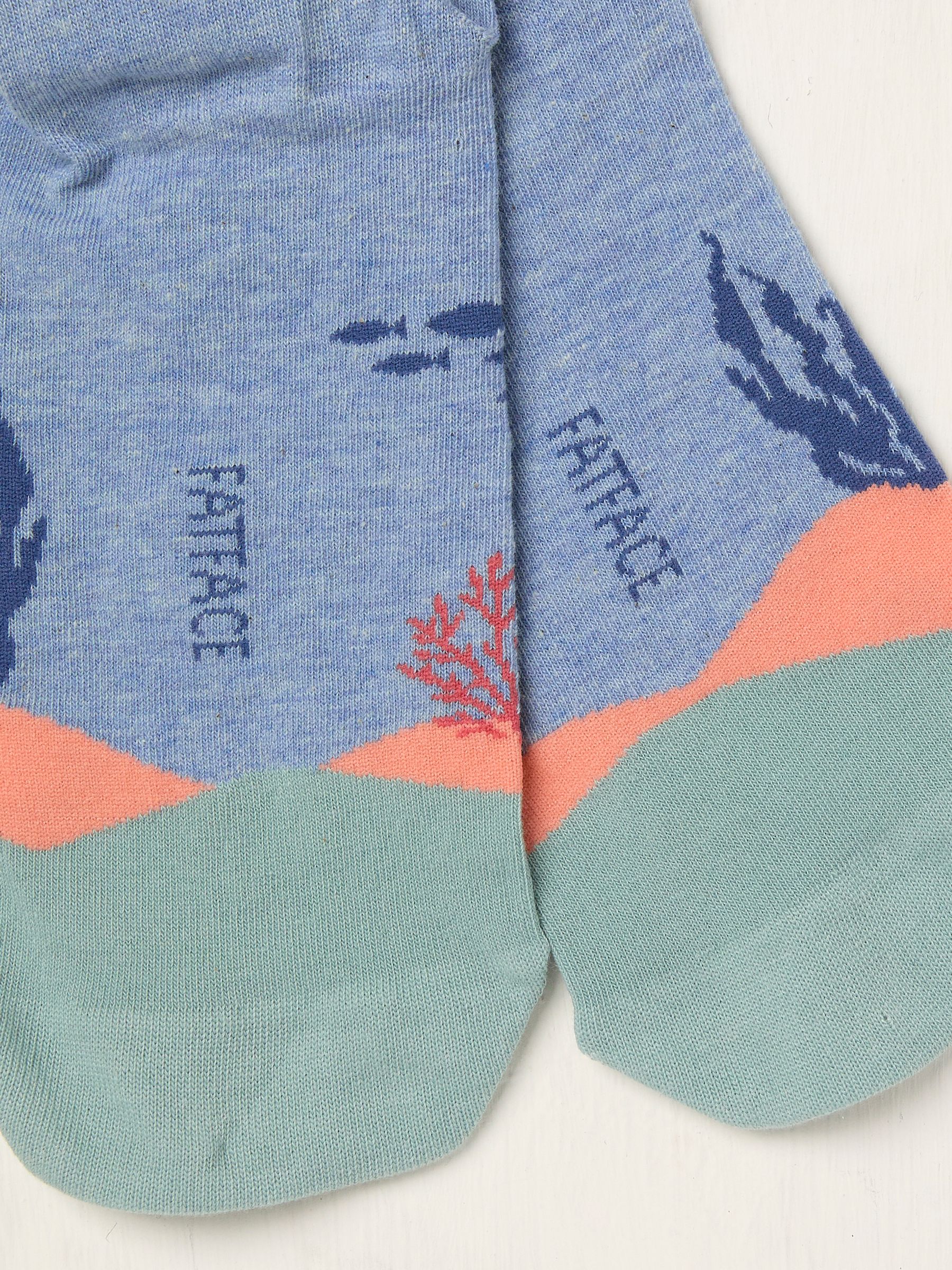 Blue Sealife Socks - Image 2 of 2