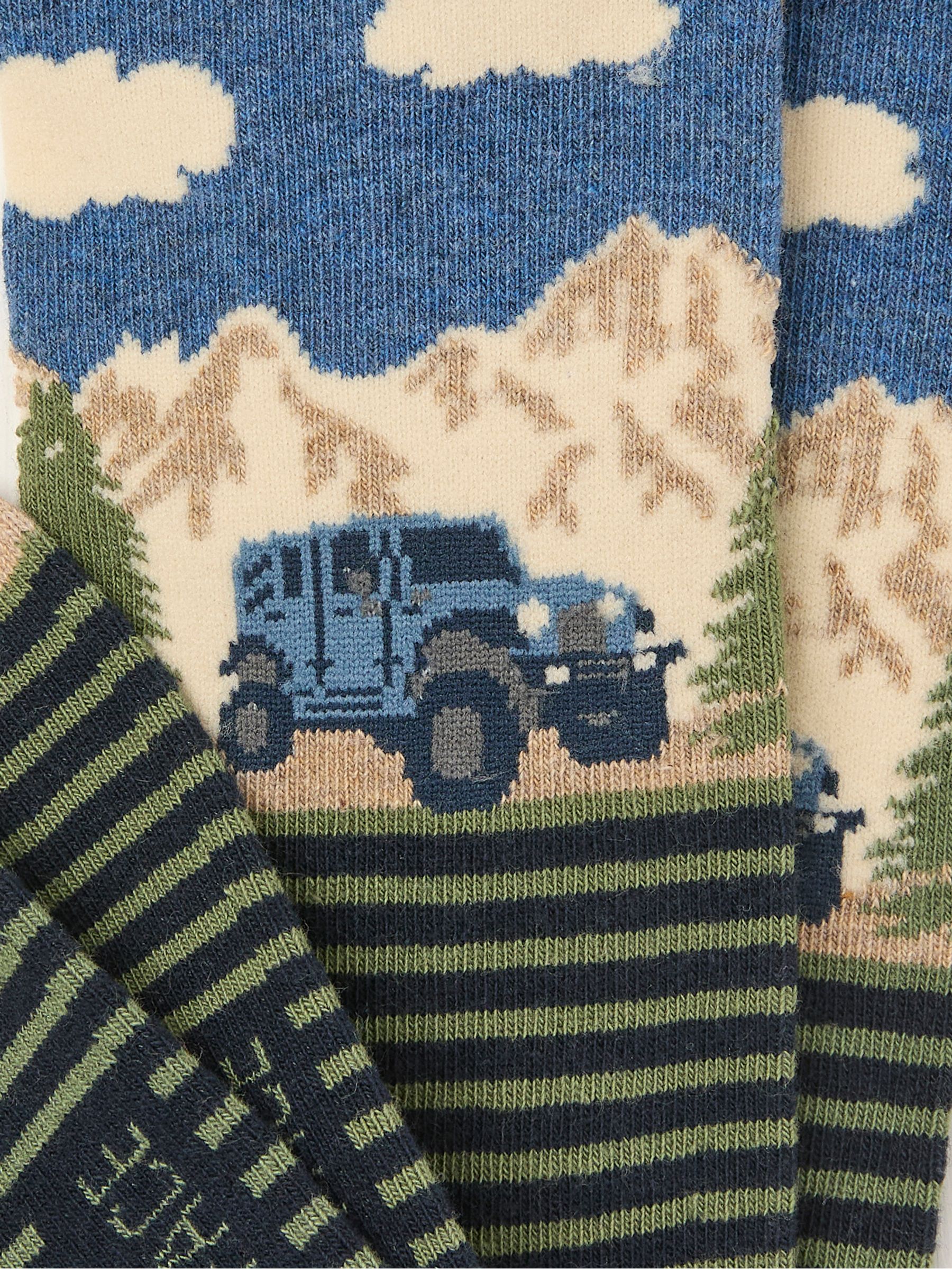 Navy Blue Off Roader Socks - Image 2 of 2
