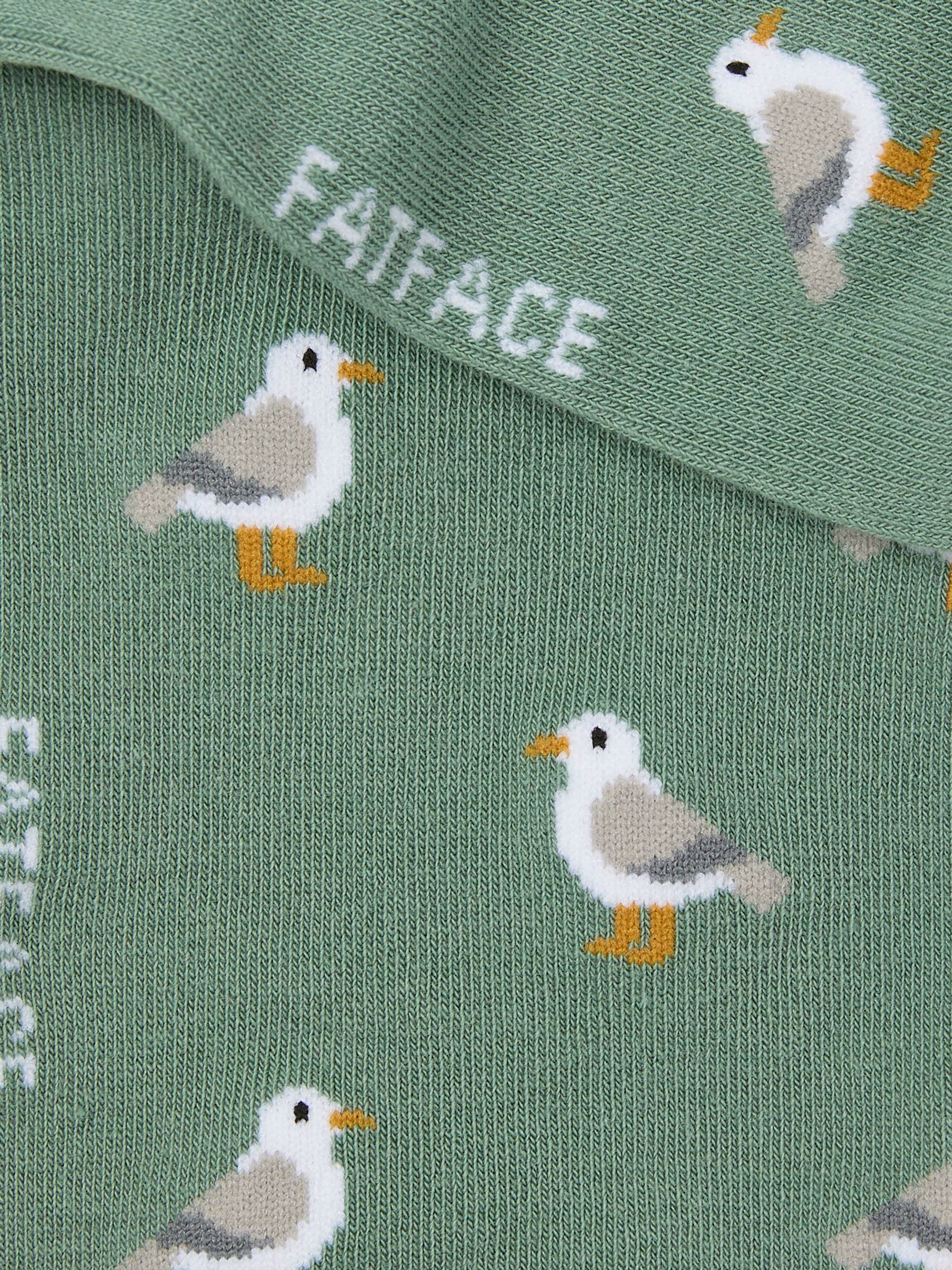 Green Seagull Trainer Socks - Image 2 of 2
