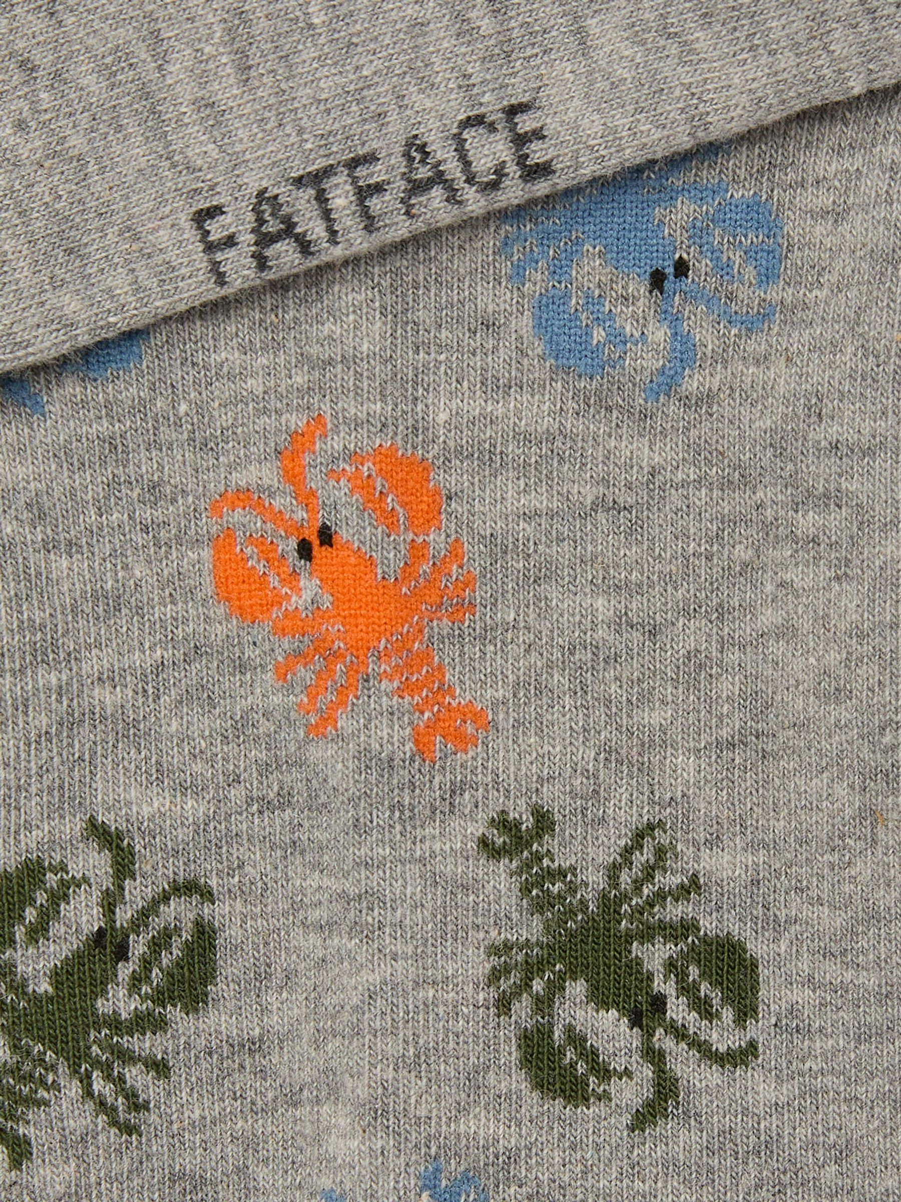 Grey Lobster Trainer Socks - Image 2 of 2