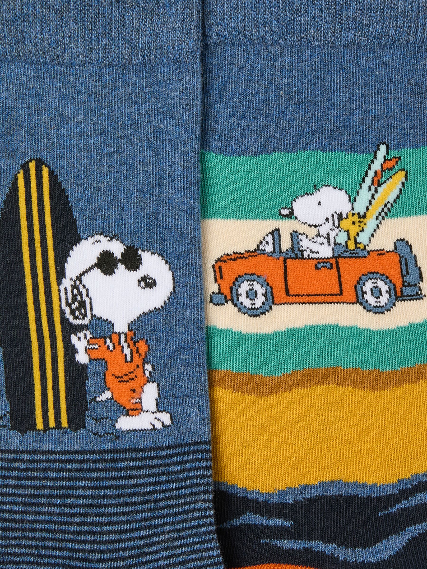 Blue Snoopy Socks 2 Pack - Image 2 of 2