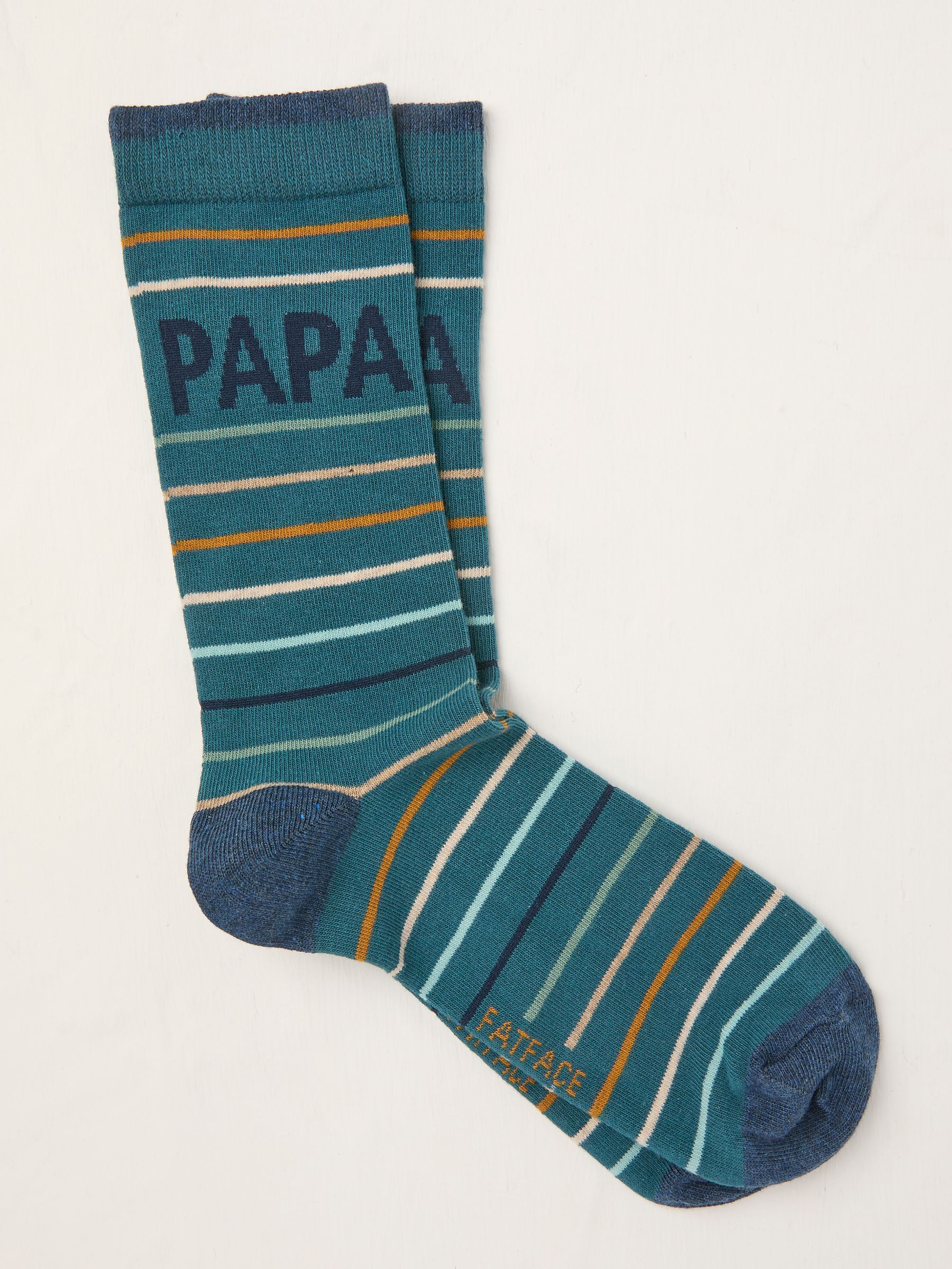 Teal Blue Papa Socks - Image 1 of 2