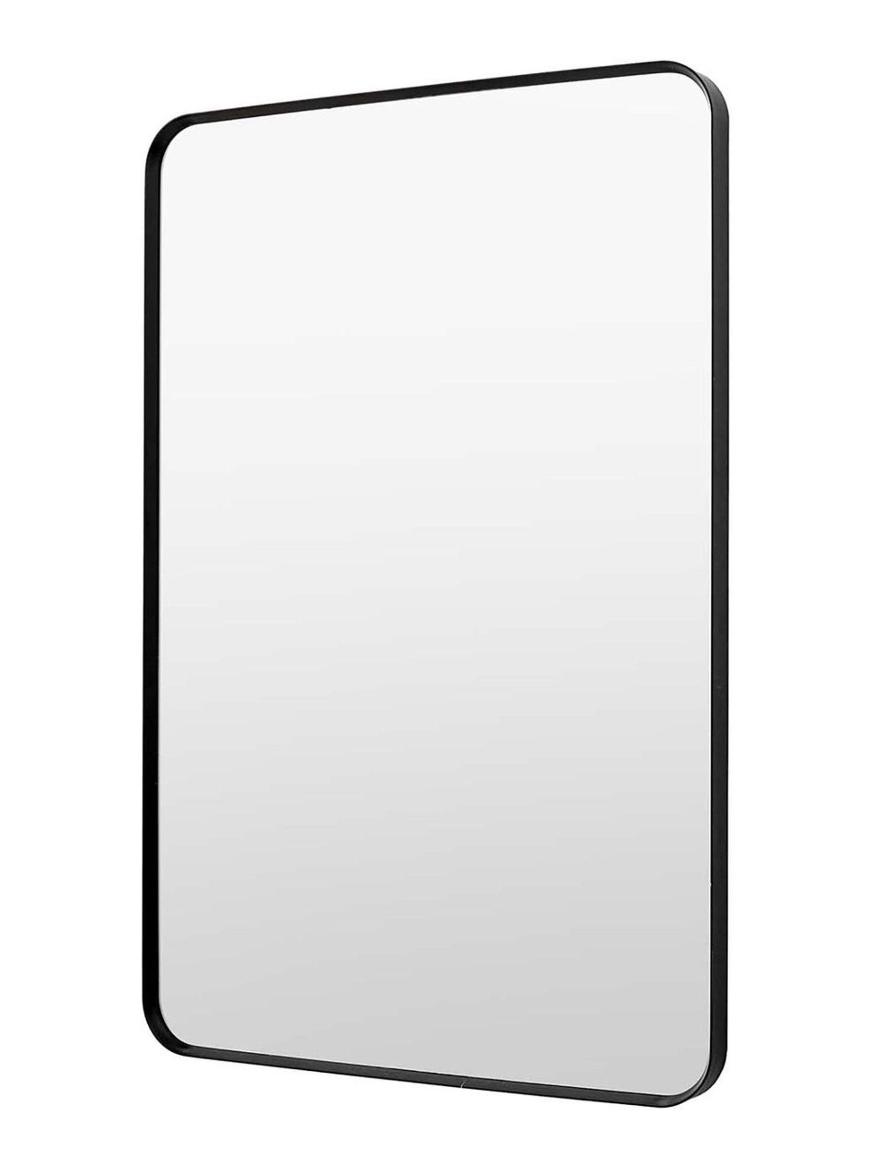 Gallery Home Black Metal Whitland Rectangle Wall Mirror - Image 7 of 7