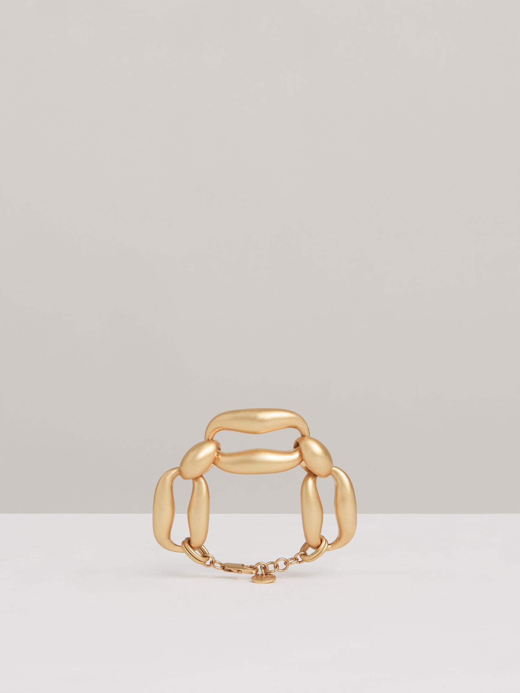 Sculpted Link Bracelet in Gold Tone - Image 1 of 4