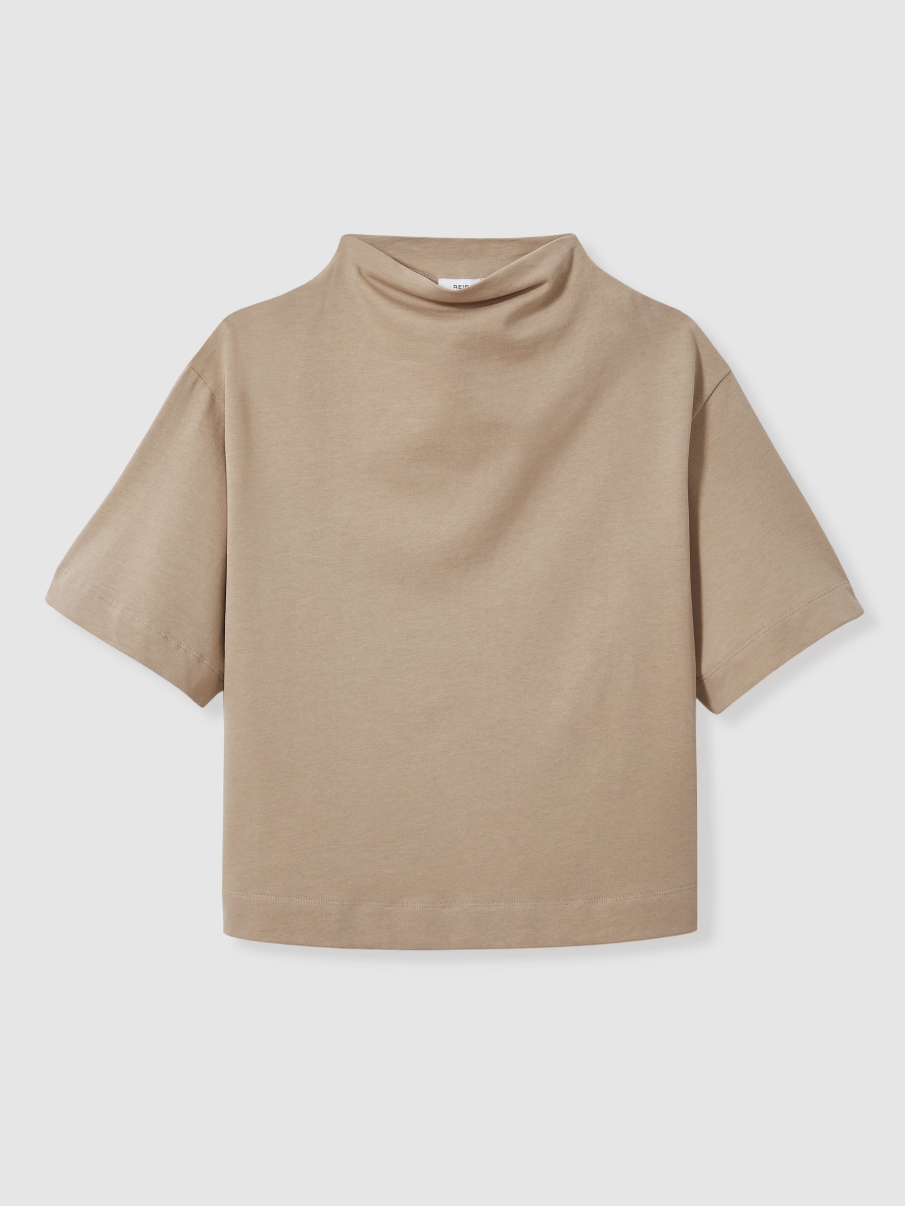 Cotton-Jersey Oversized T-Shirt in Neutral - Image 2 of 6