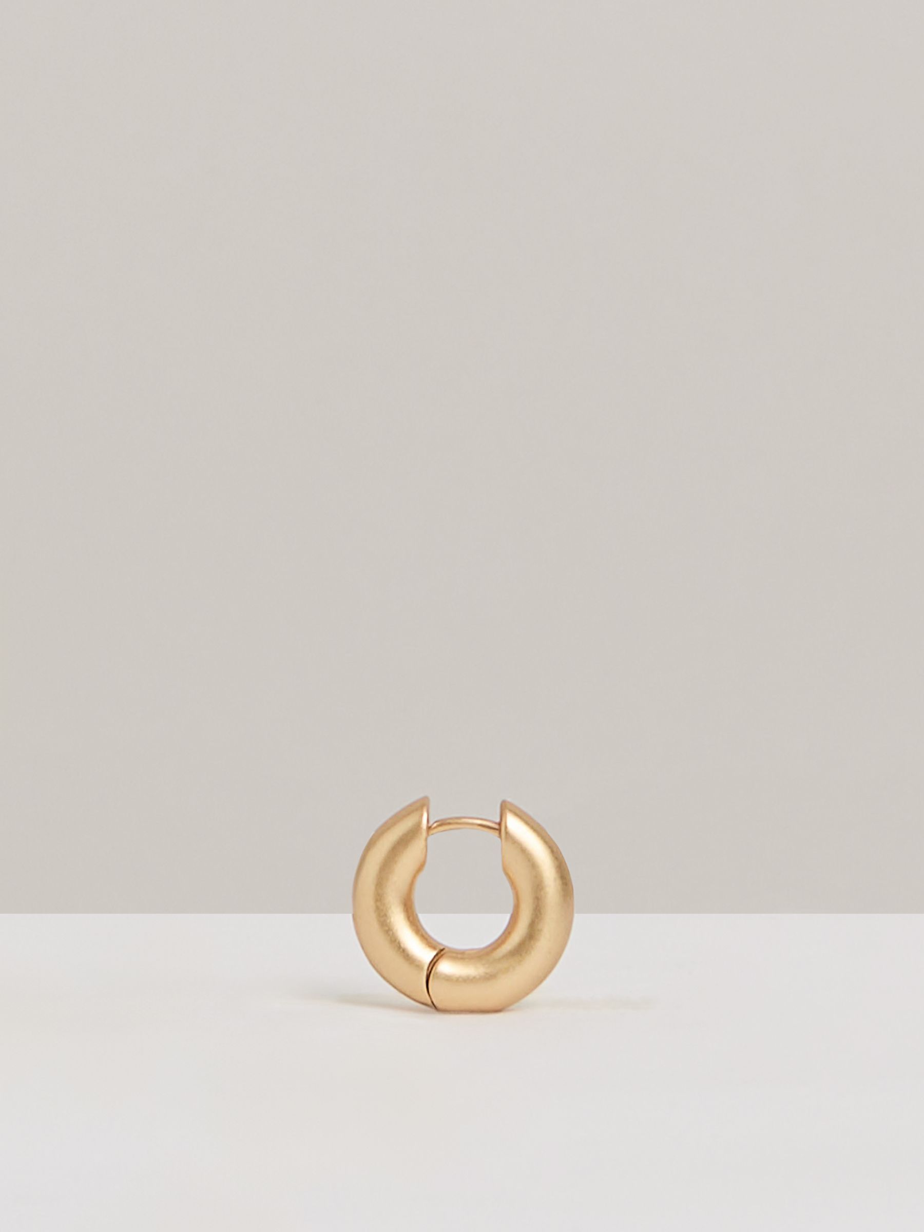 Huggie Earrings in Gold - Image 3 of 5