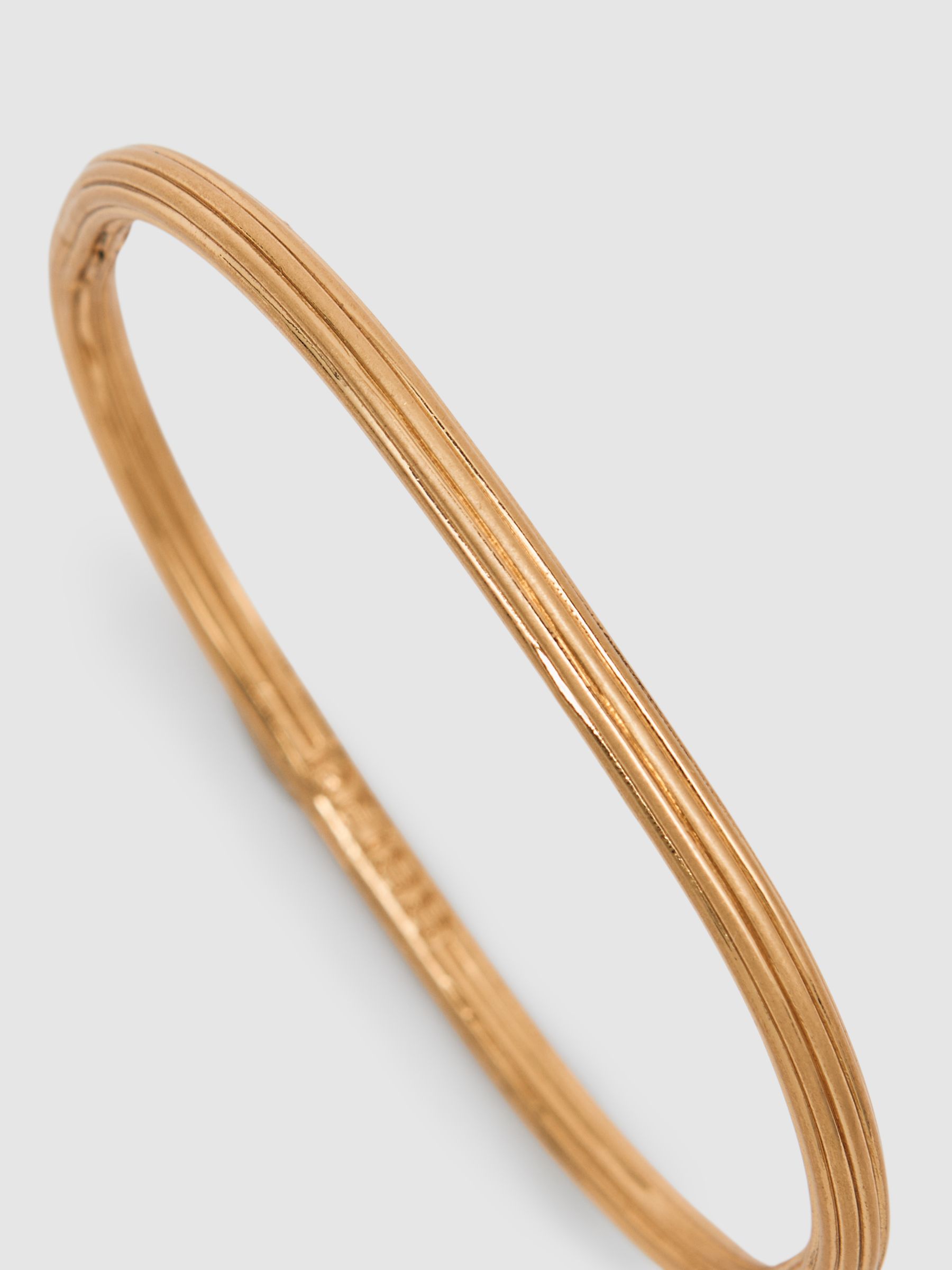 Contour Hinged Cuff in Gold Tone - image 5