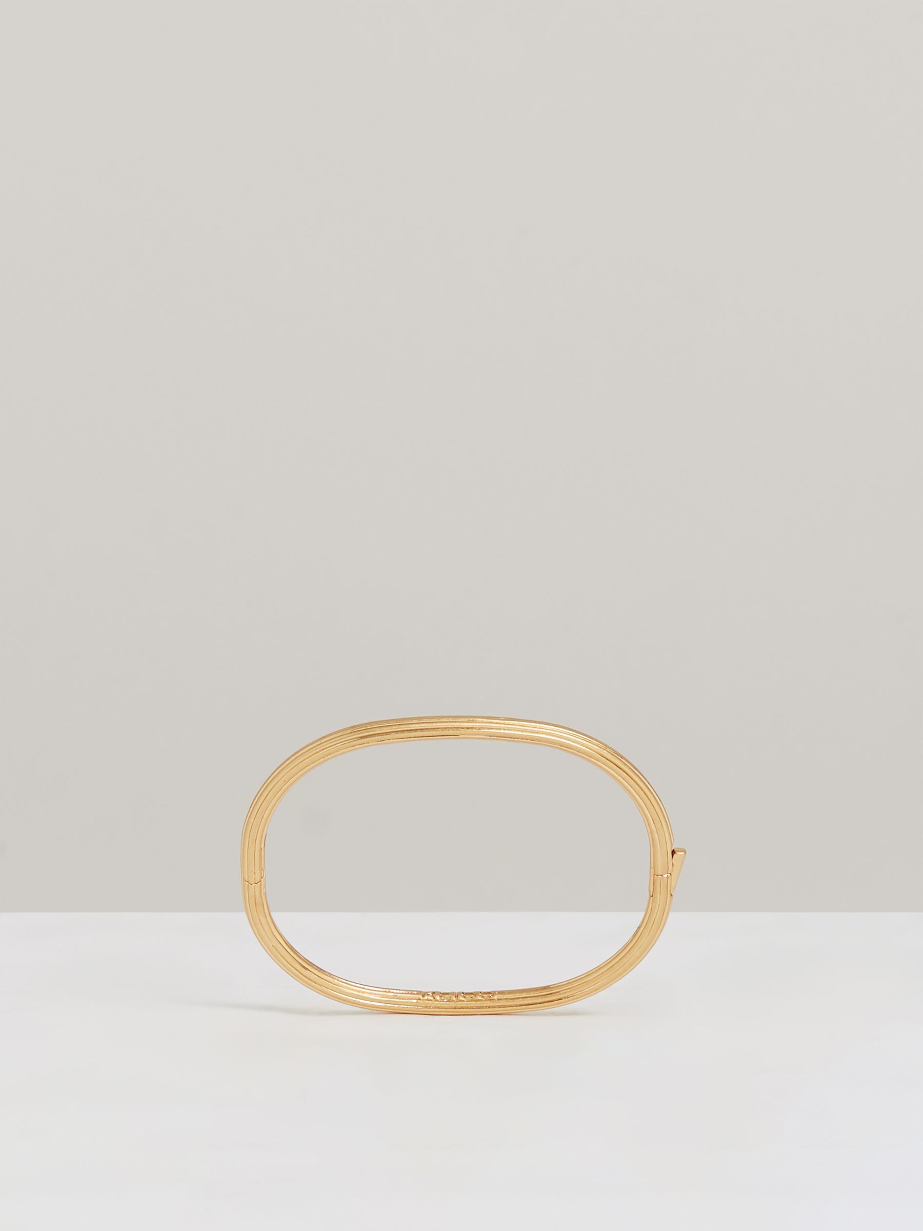 Contour Hinged Cuff in Gold Tone - Image 5 of 6