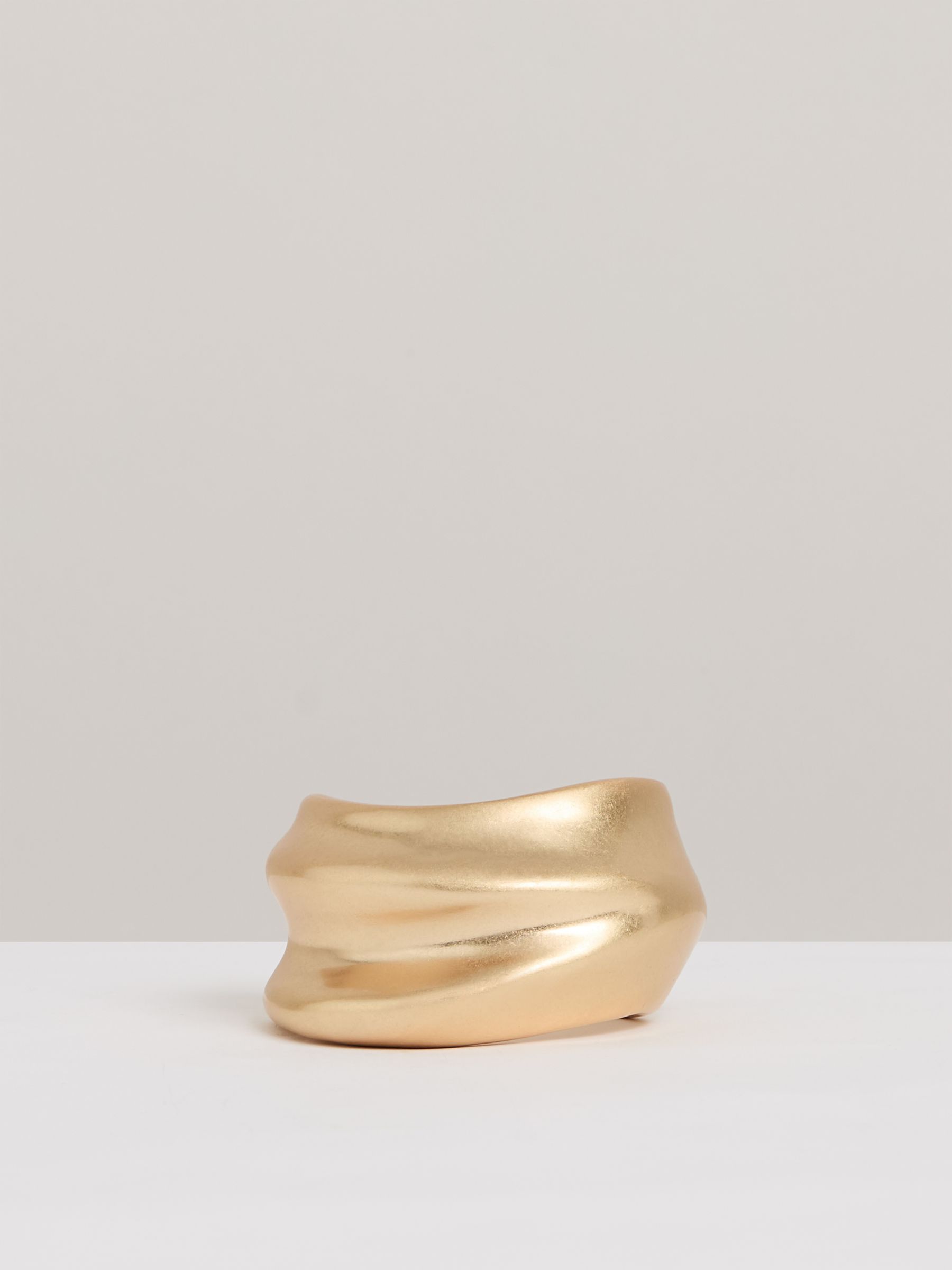 Sculptural Cuff in Gold Tone - Image 2 of 6